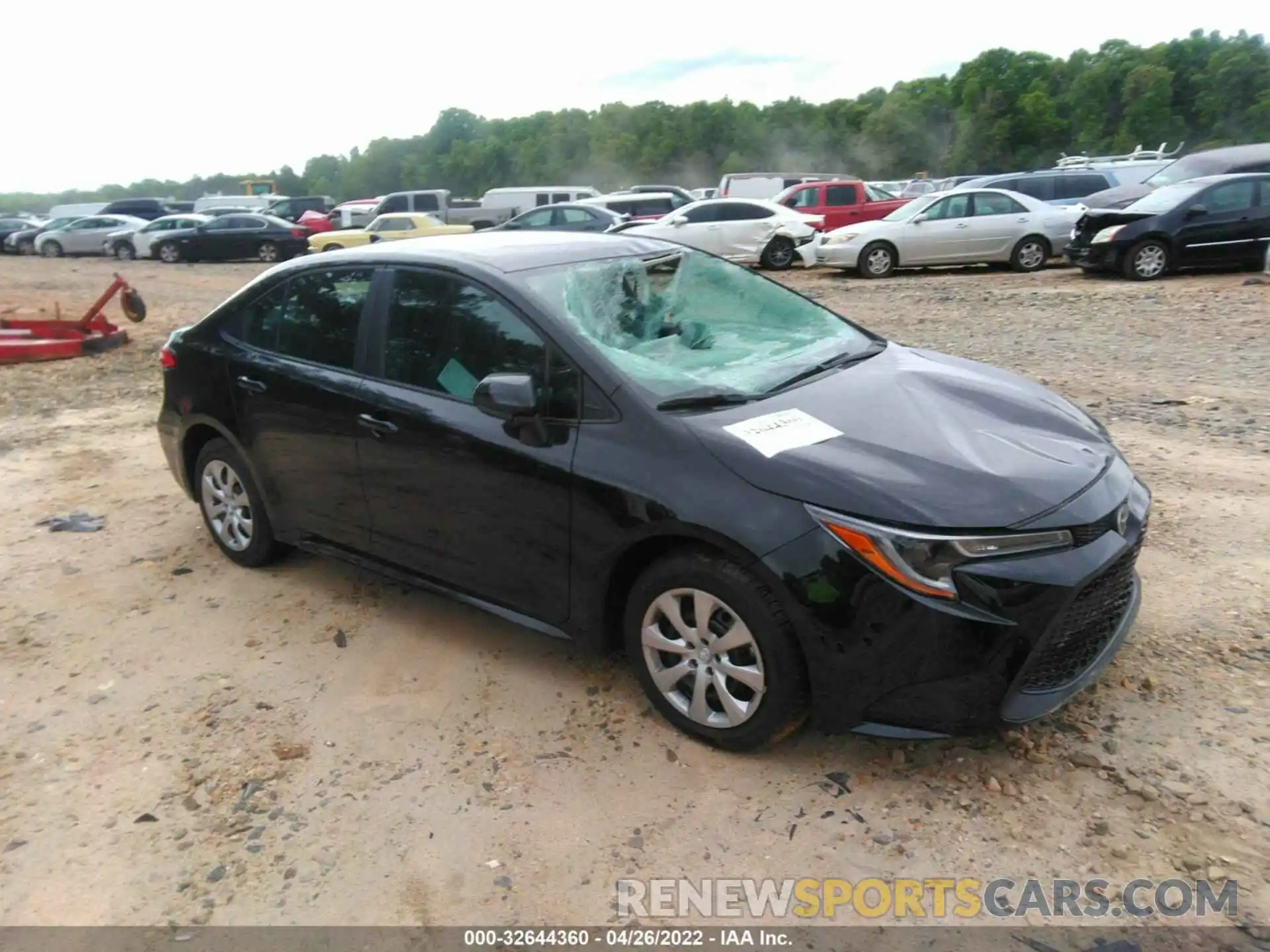 1 Photograph of a damaged car 5YFEPMAE5NP303825 TOYOTA COROLLA 2022