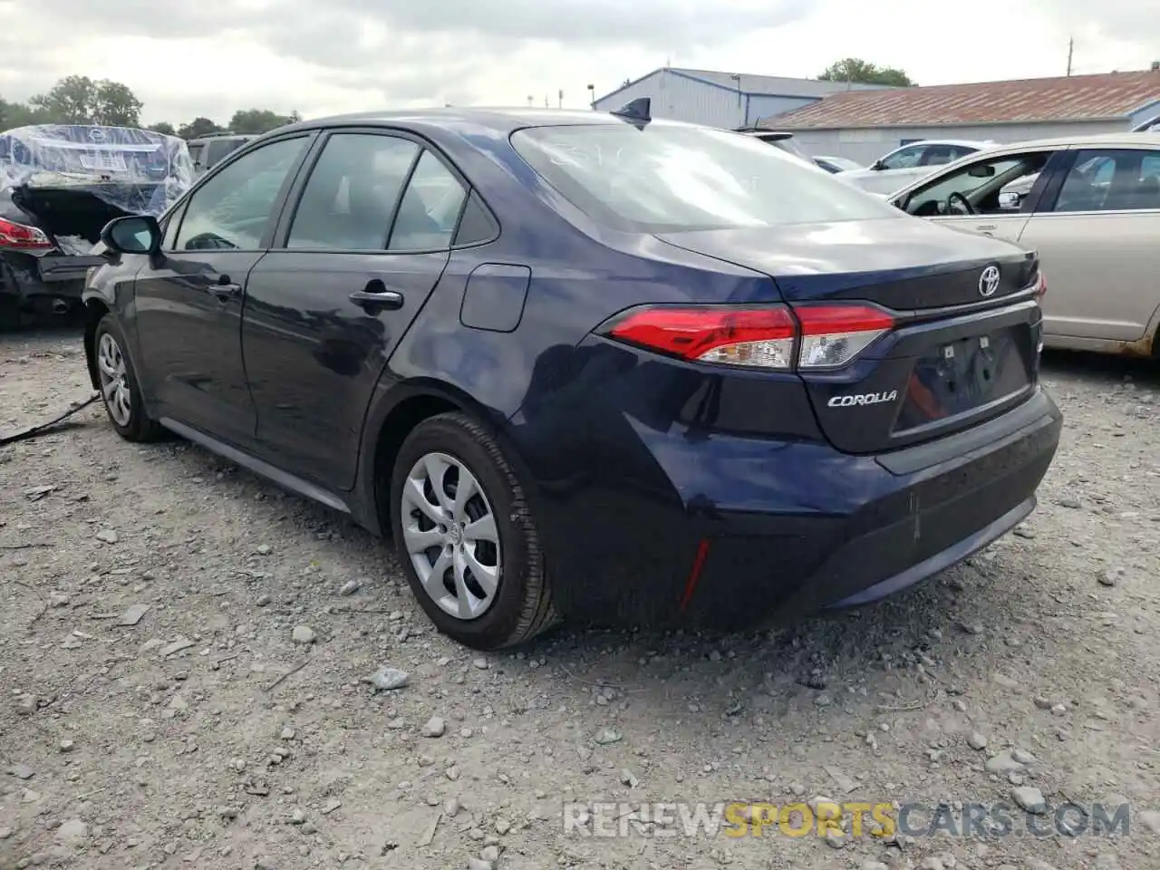 3 Photograph of a damaged car 5YFEPMAE5NP316249 TOYOTA COROLLA 2022