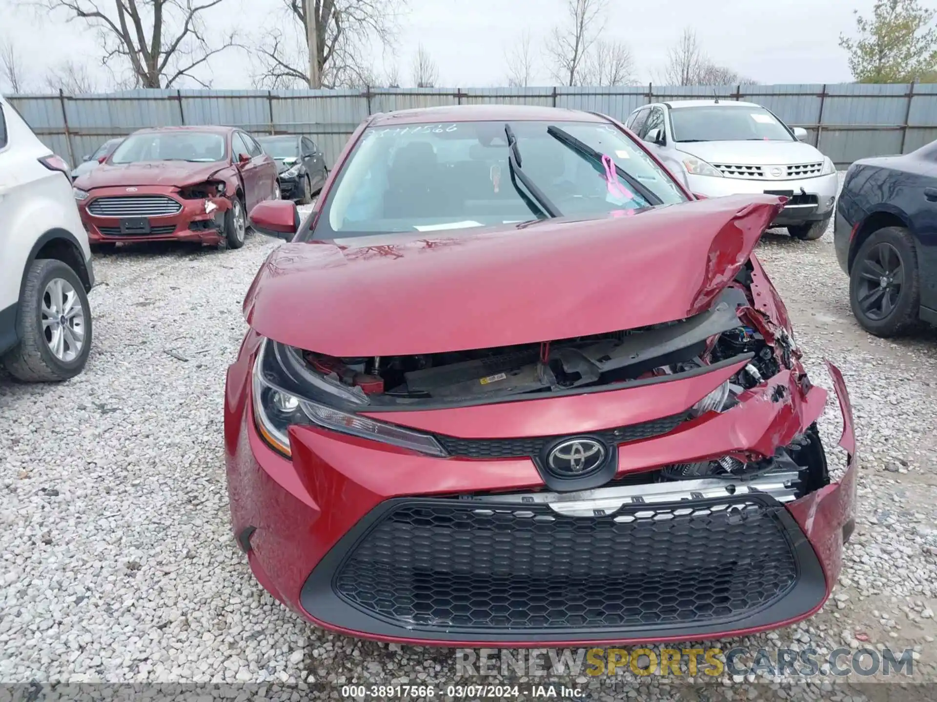 12 Photograph of a damaged car 5YFEPMAE5NP316977 TOYOTA COROLLA 2022