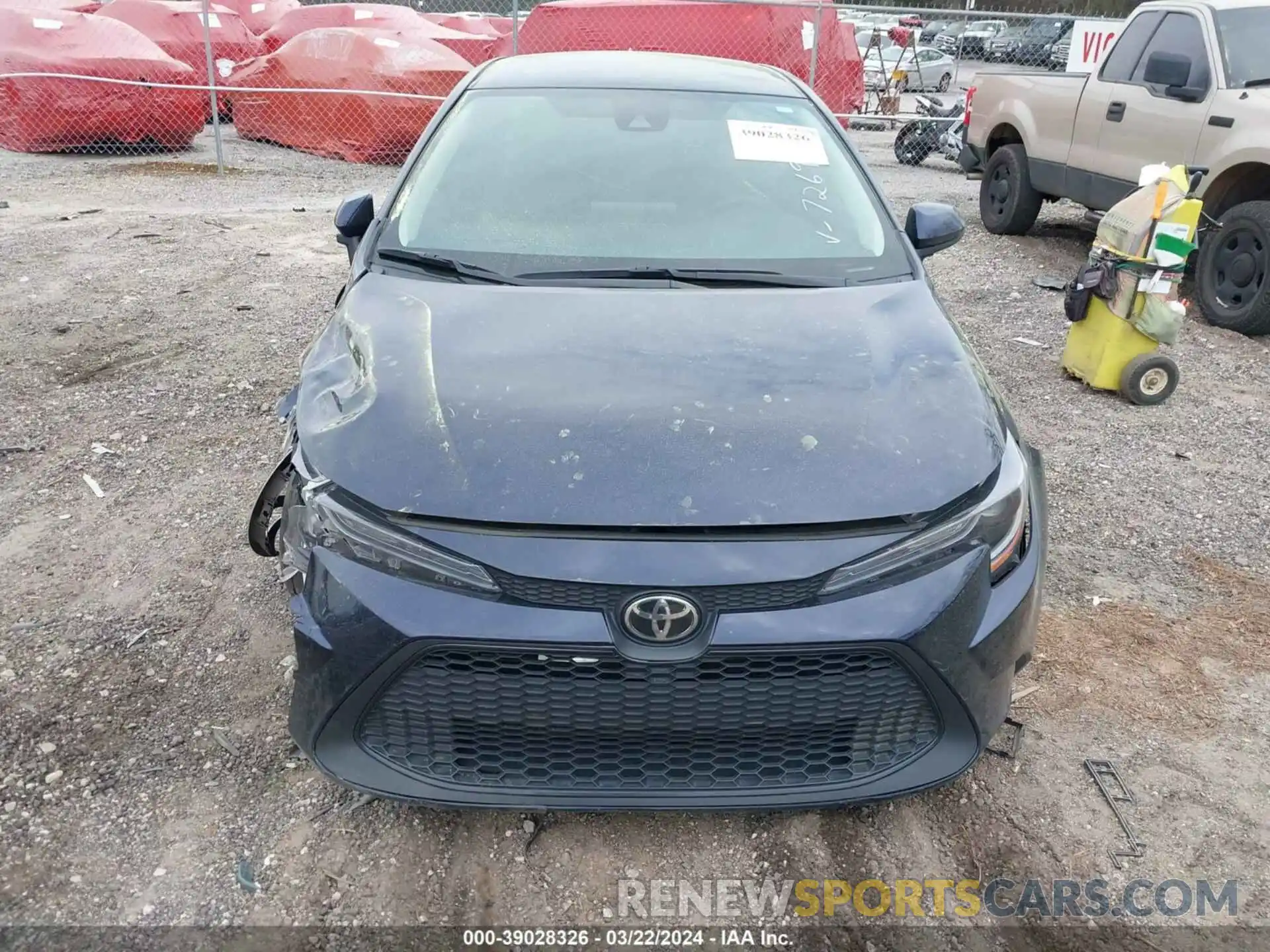 12 Photograph of a damaged car 5YFEPMAE5NP317269 TOYOTA COROLLA 2022