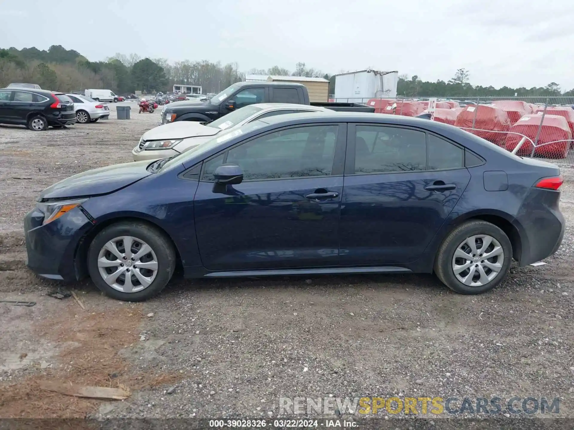 14 Photograph of a damaged car 5YFEPMAE5NP317269 TOYOTA COROLLA 2022