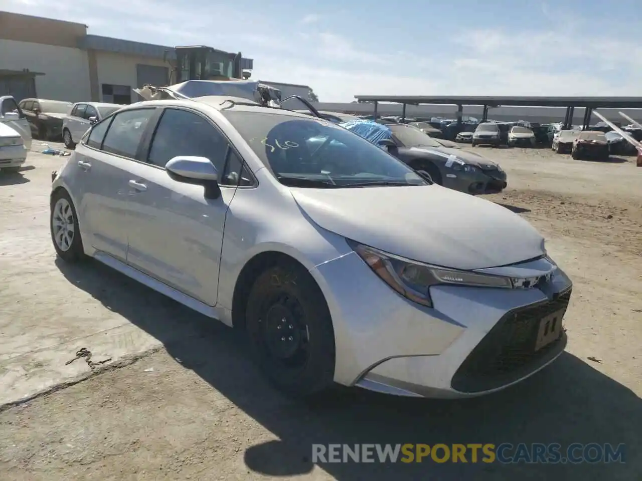 1 Photograph of a damaged car 5YFEPMAE5NP327378 TOYOTA COROLLA 2022