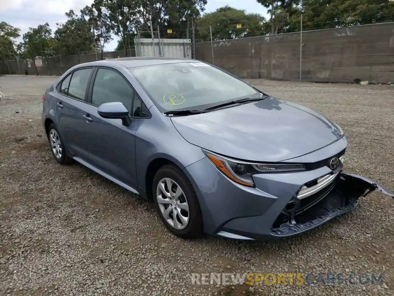 1 Photograph of a damaged car 5YFEPMAE5NP329406 TOYOTA COROLLA 2022