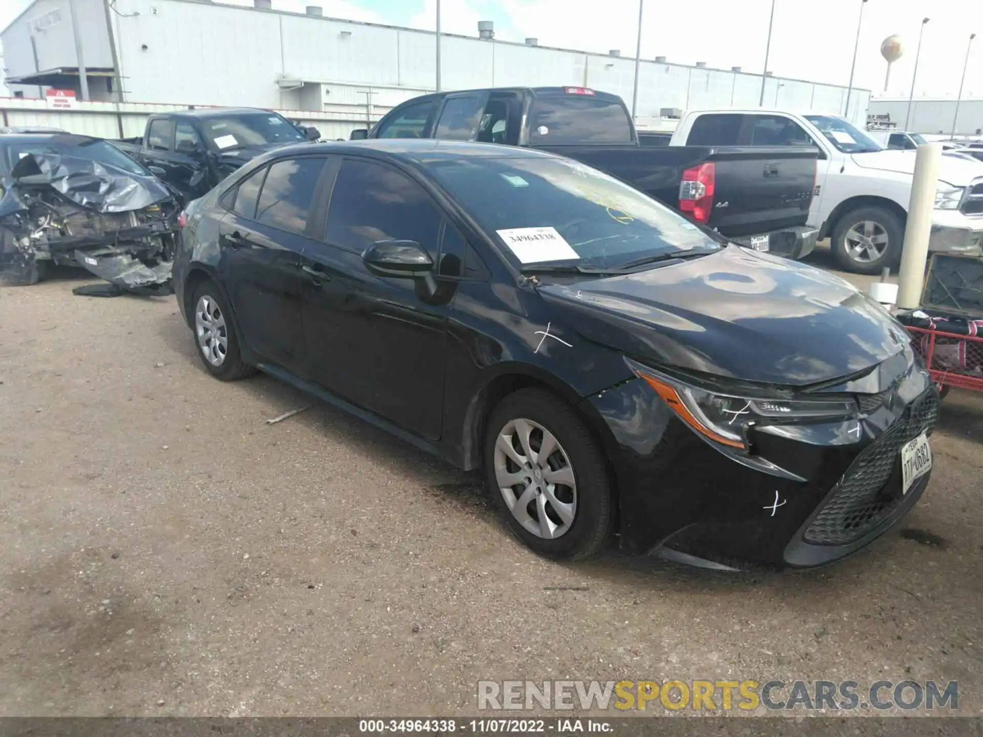 1 Photograph of a damaged car 5YFEPMAE5NP331494 TOYOTA COROLLA 2022