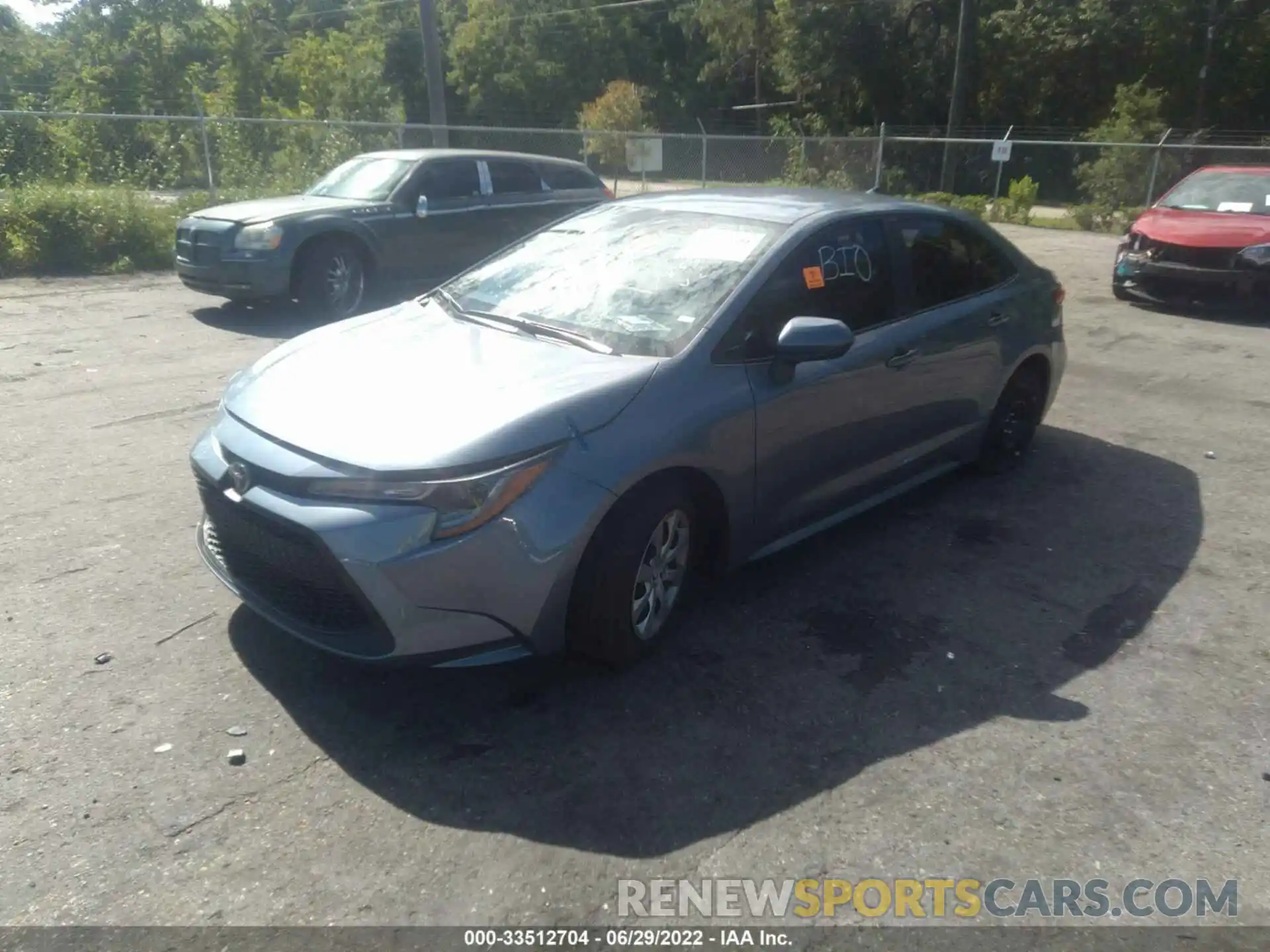 2 Photograph of a damaged car 5YFEPMAE5NP333522 TOYOTA COROLLA 2022