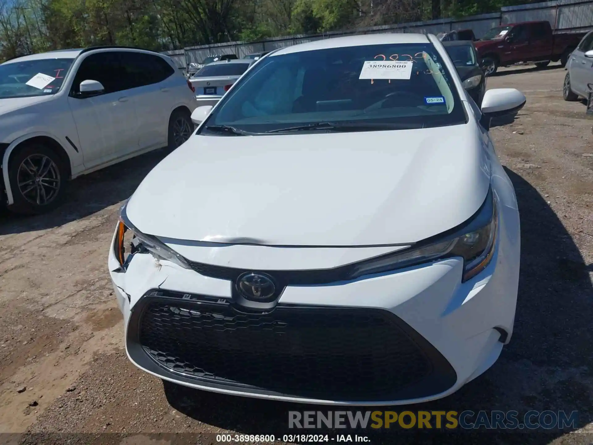 12 Photograph of a damaged car 5YFEPMAE5NP348652 TOYOTA COROLLA 2022