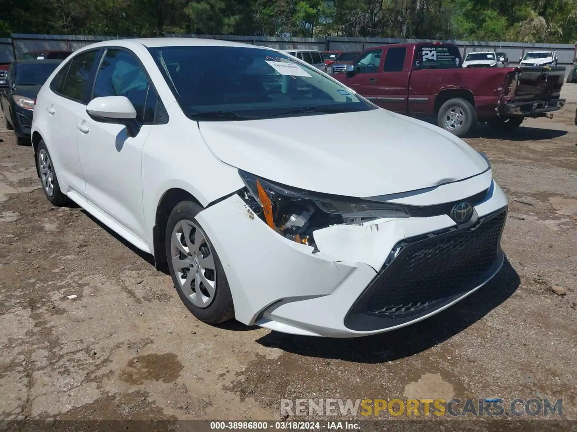 6 Photograph of a damaged car 5YFEPMAE5NP348652 TOYOTA COROLLA 2022