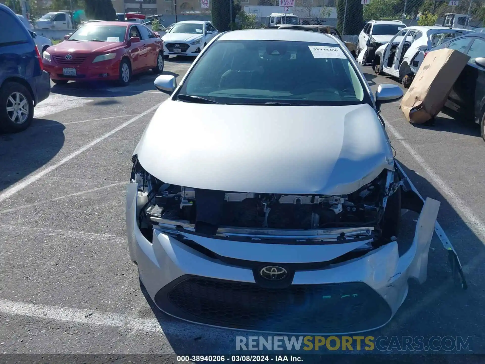 12 Photograph of a damaged car 5YFEPMAE5NP387967 TOYOTA COROLLA 2022