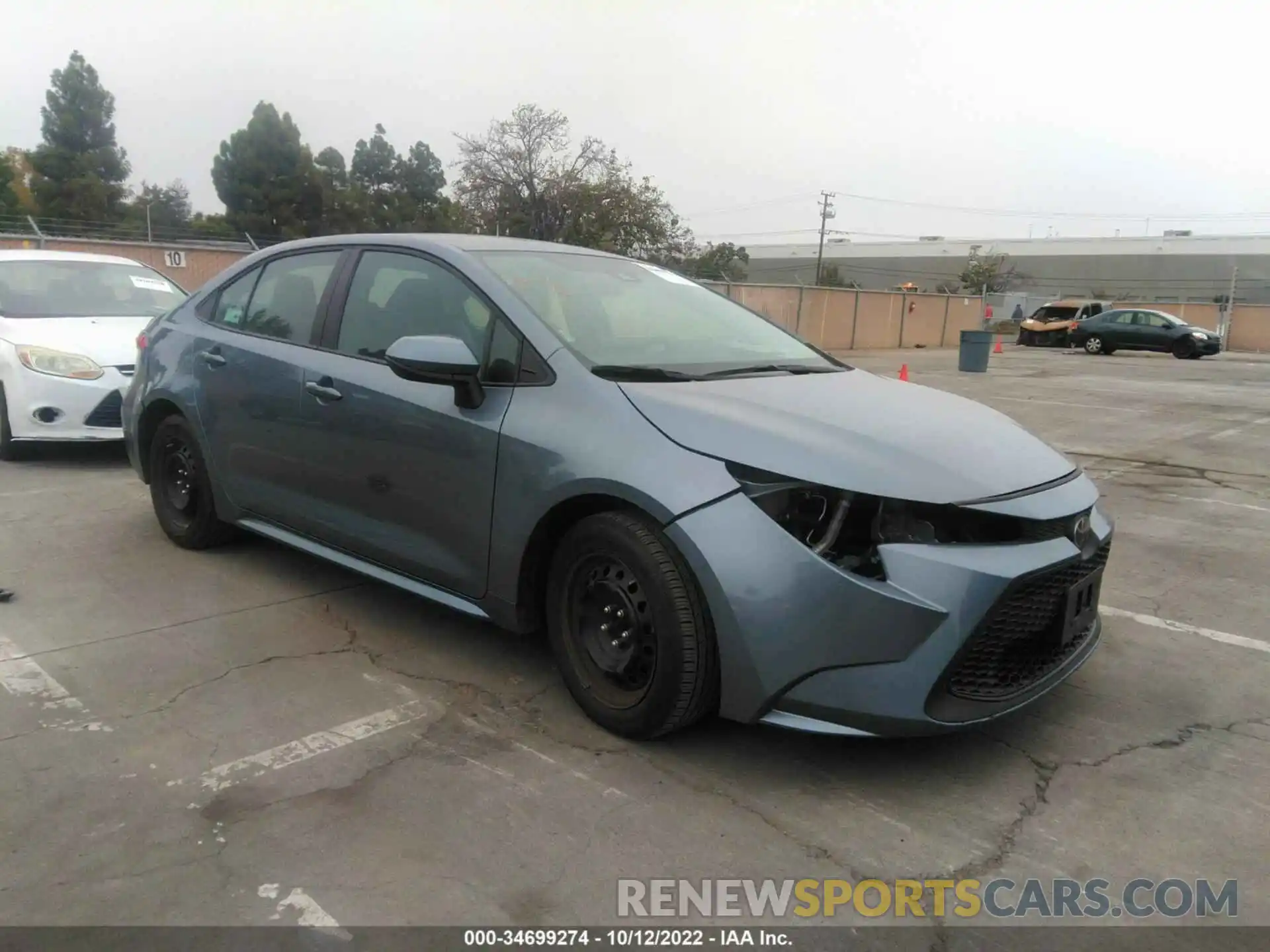 1 Photograph of a damaged car 5YFEPMAE6NP274156 TOYOTA COROLLA 2022