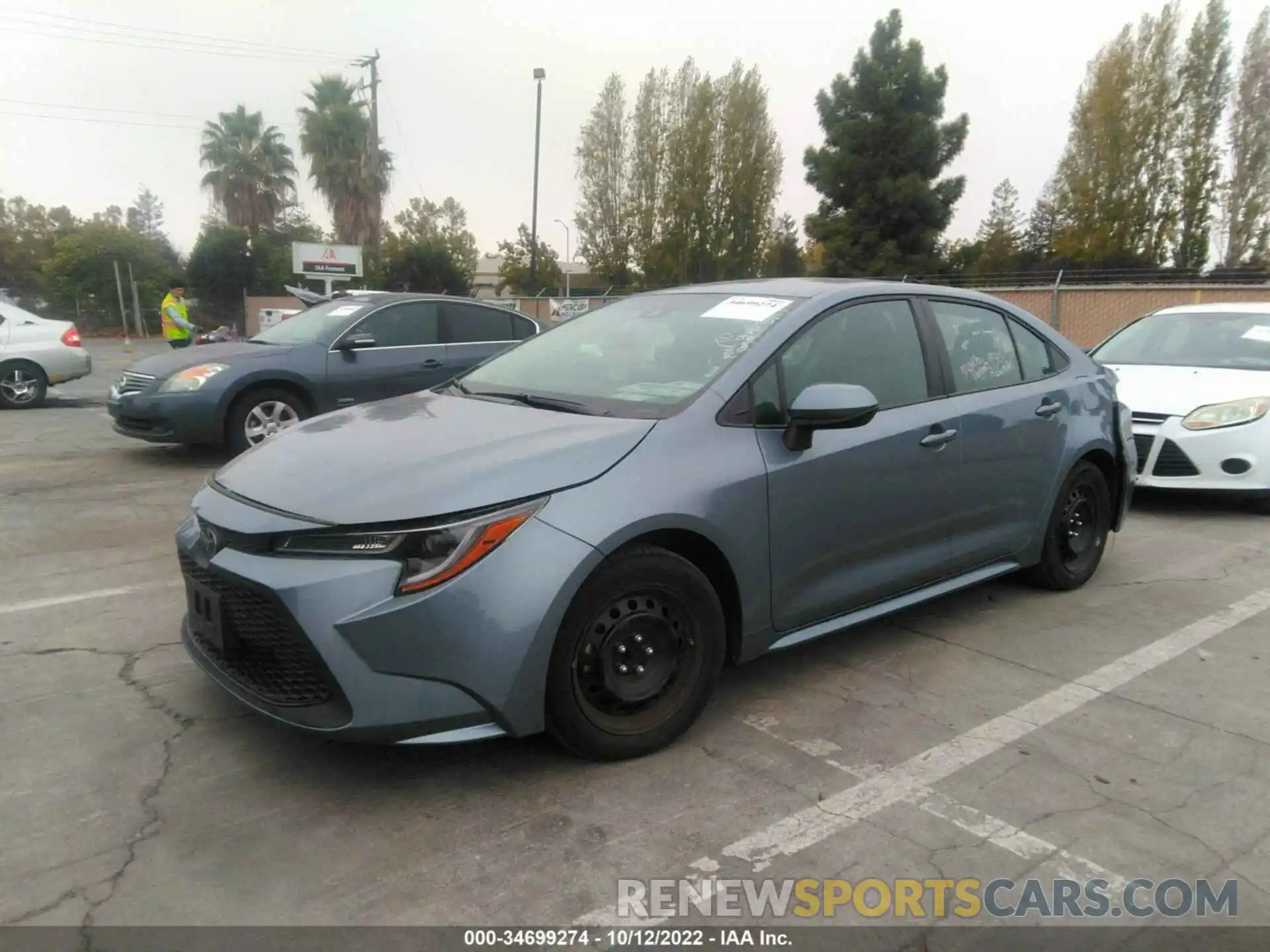 2 Photograph of a damaged car 5YFEPMAE6NP274156 TOYOTA COROLLA 2022