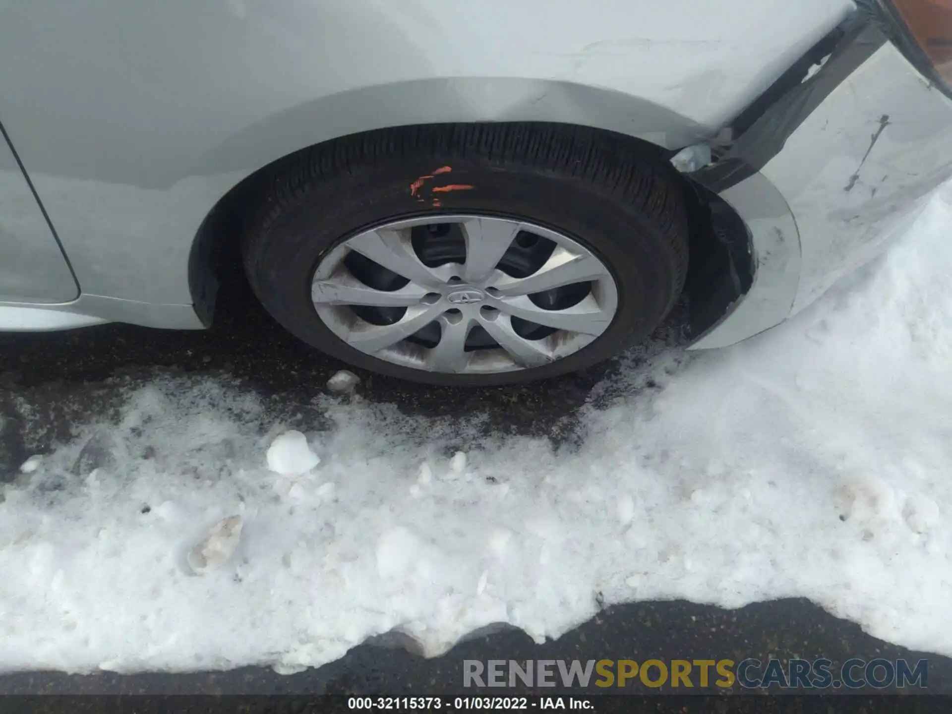 14 Photograph of a damaged car 5YFEPMAE6NP274514 TOYOTA COROLLA 2022