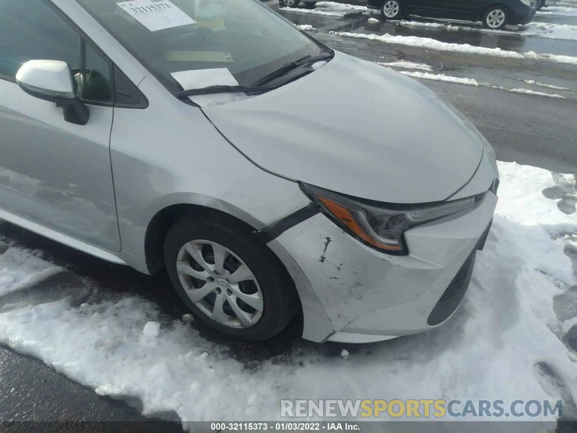 6 Photograph of a damaged car 5YFEPMAE6NP274514 TOYOTA COROLLA 2022