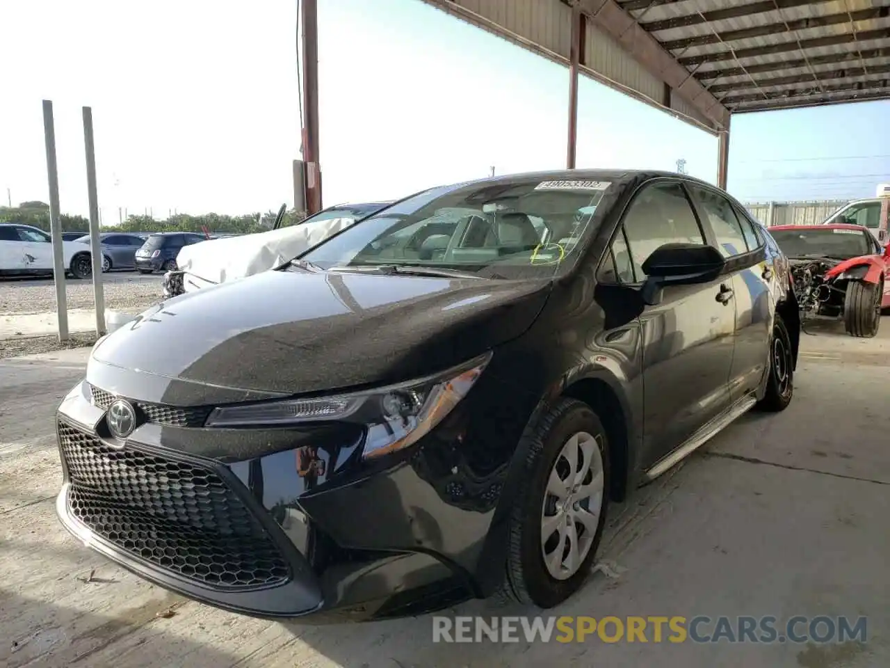 2 Photograph of a damaged car 5YFEPMAE6NP283813 TOYOTA COROLLA 2022