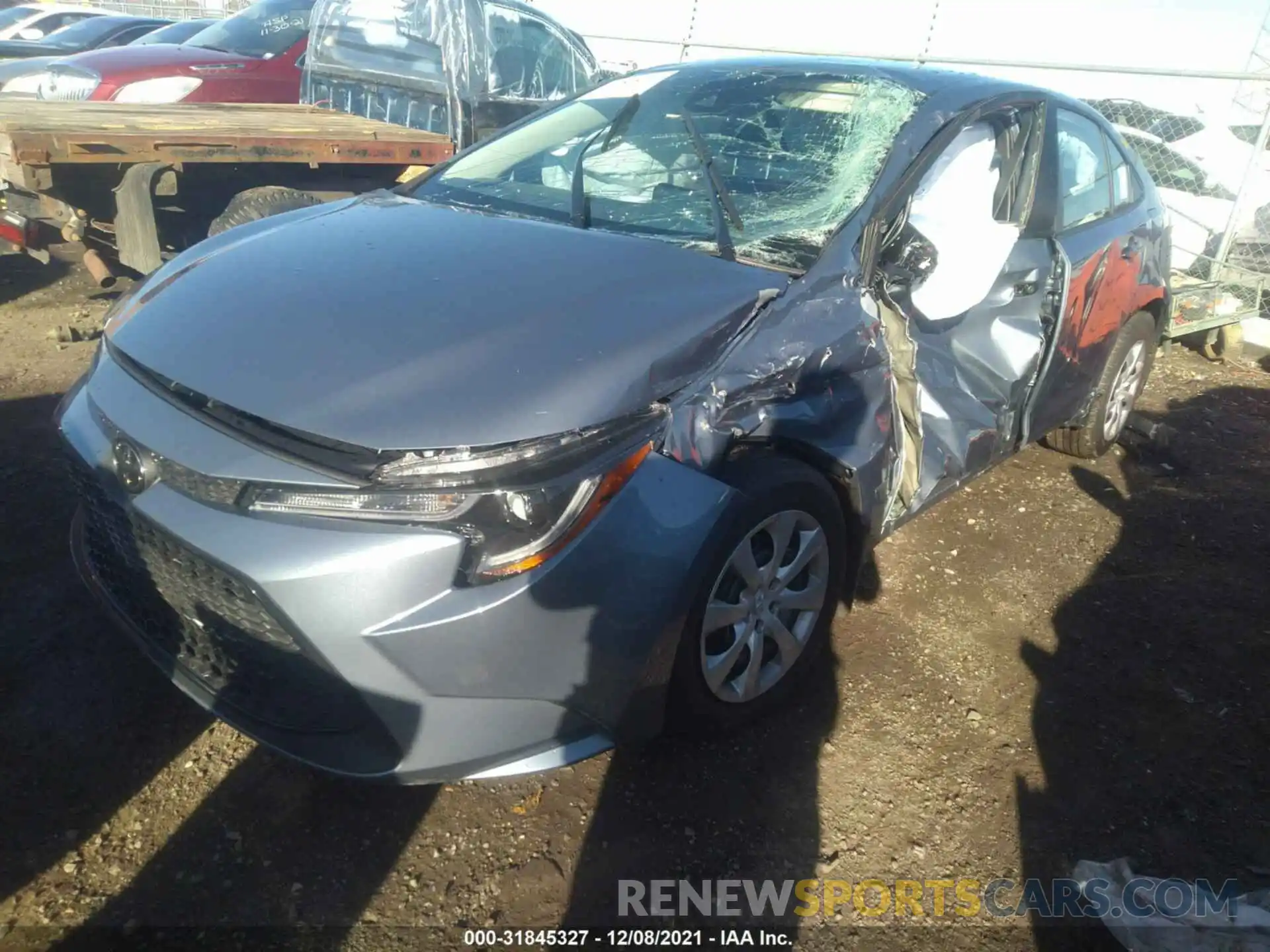 2 Photograph of a damaged car 5YFEPMAE6NP285142 TOYOTA COROLLA 2022