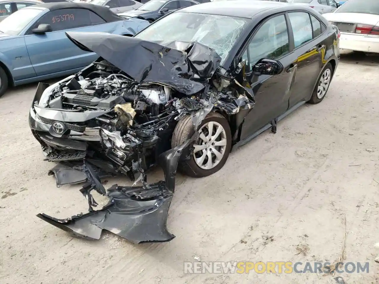 2 Photograph of a damaged car 5YFEPMAE6NP289658 TOYOTA COROLLA 2022