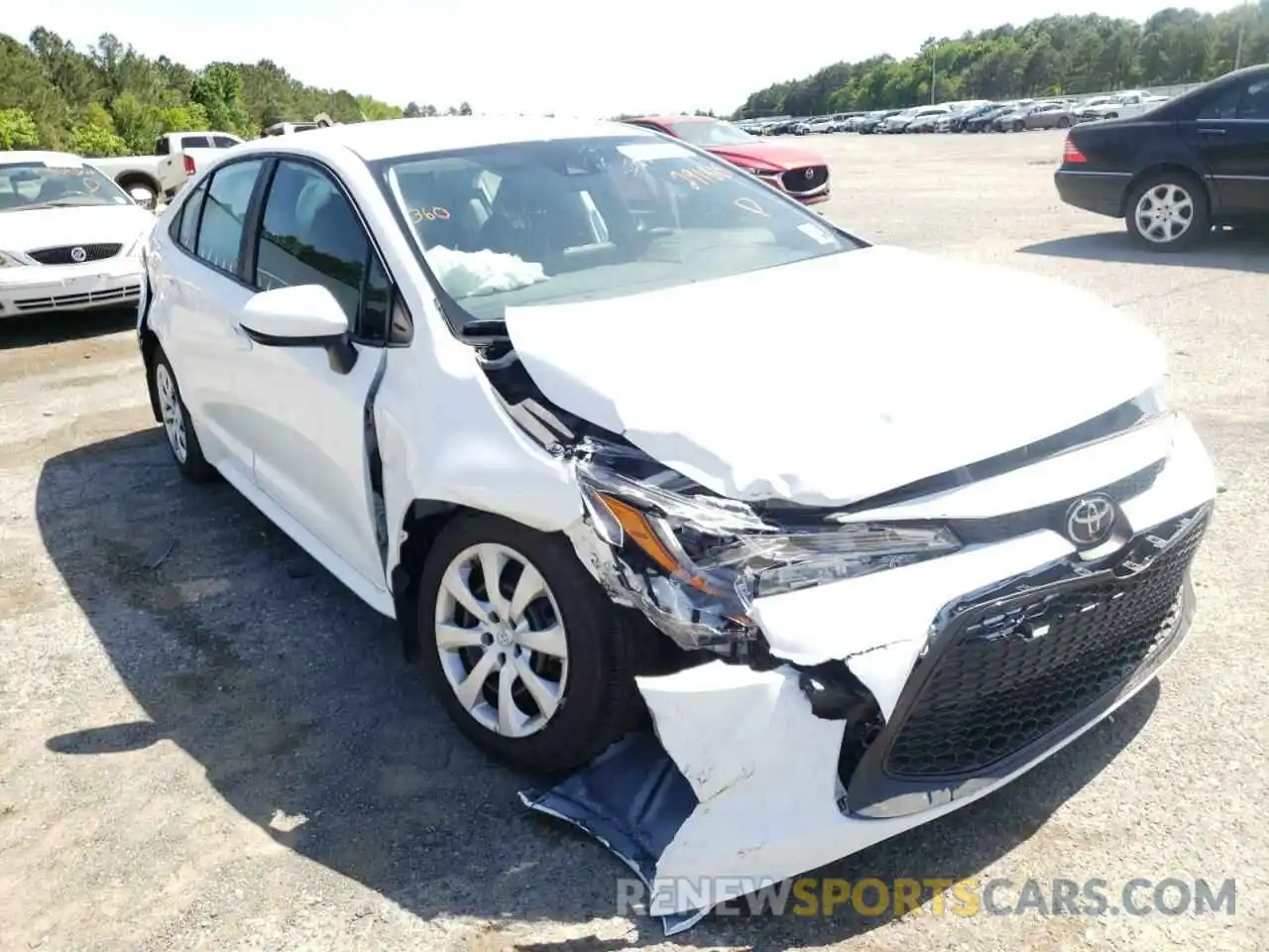 1 Photograph of a damaged car 5YFEPMAE6NP291815 TOYOTA COROLLA 2022