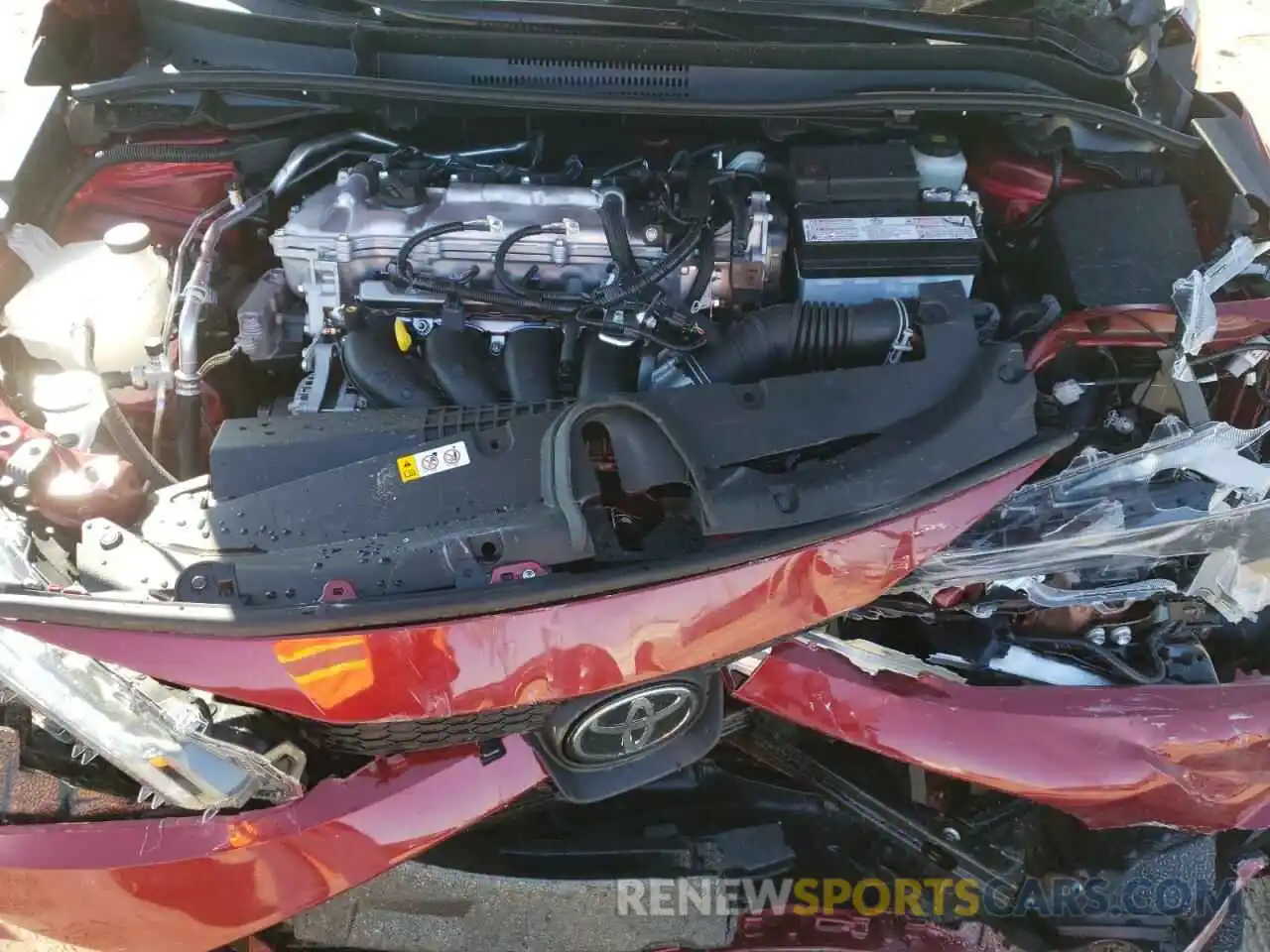 7 Photograph of a damaged car 5YFEPMAE6NP299588 TOYOTA COROLLA 2022