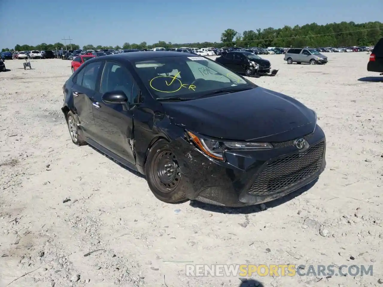 1 Photograph of a damaged car 5YFEPMAE6NP305096 TOYOTA COROLLA 2022