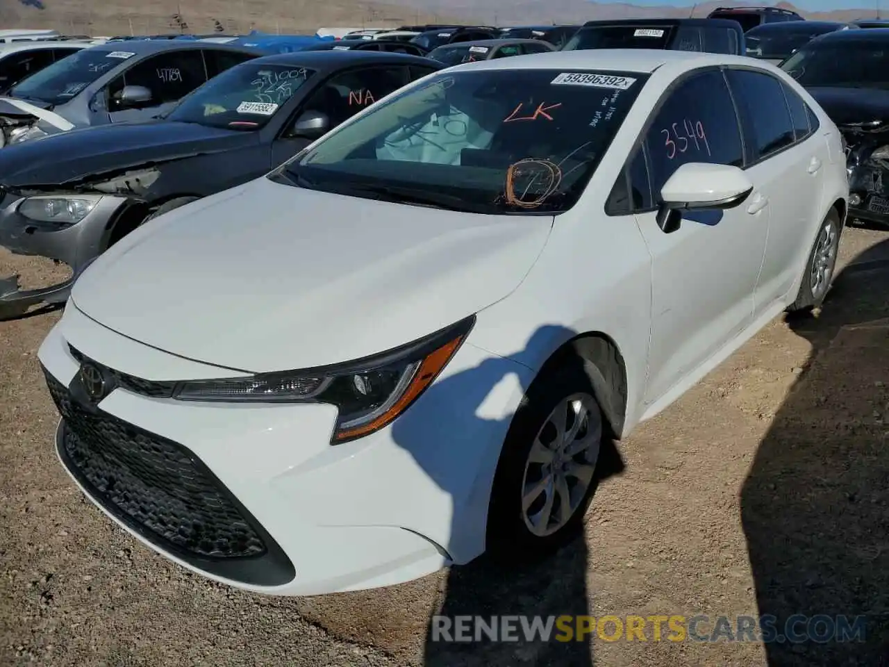 2 Photograph of a damaged car 5YFEPMAE6NP305146 TOYOTA COROLLA 2022