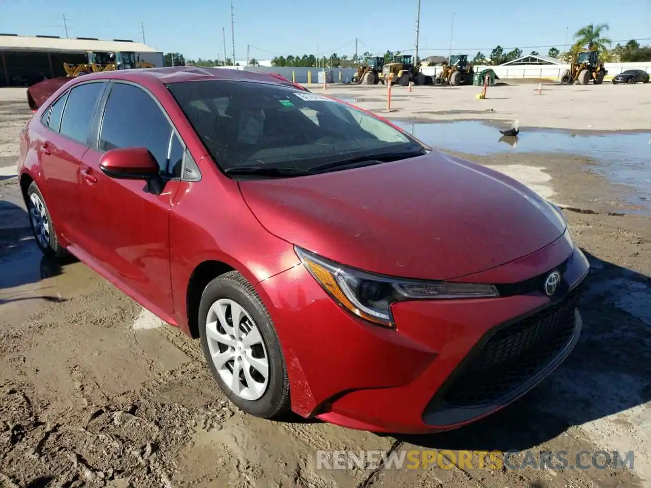 1 Photograph of a damaged car 5YFEPMAE6NP306104 TOYOTA COROLLA 2022