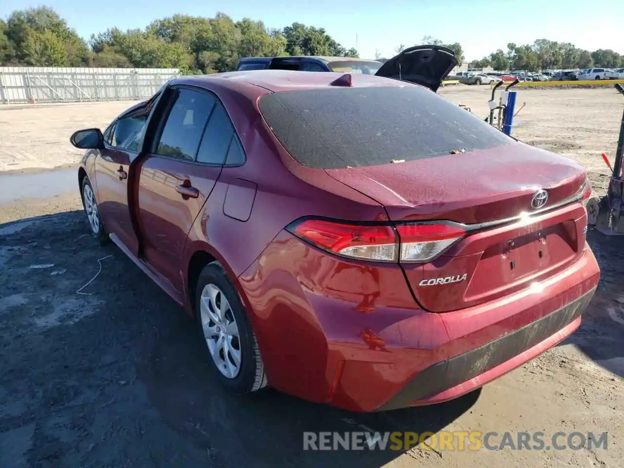 3 Photograph of a damaged car 5YFEPMAE6NP306104 TOYOTA COROLLA 2022