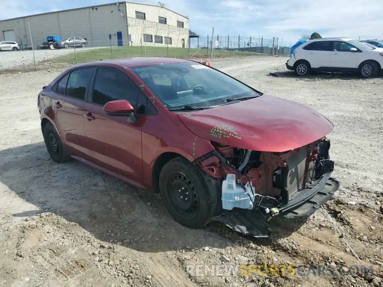 4 Photograph of a damaged car 5YFEPMAE6NP307821 TOYOTA COROLLA 2022