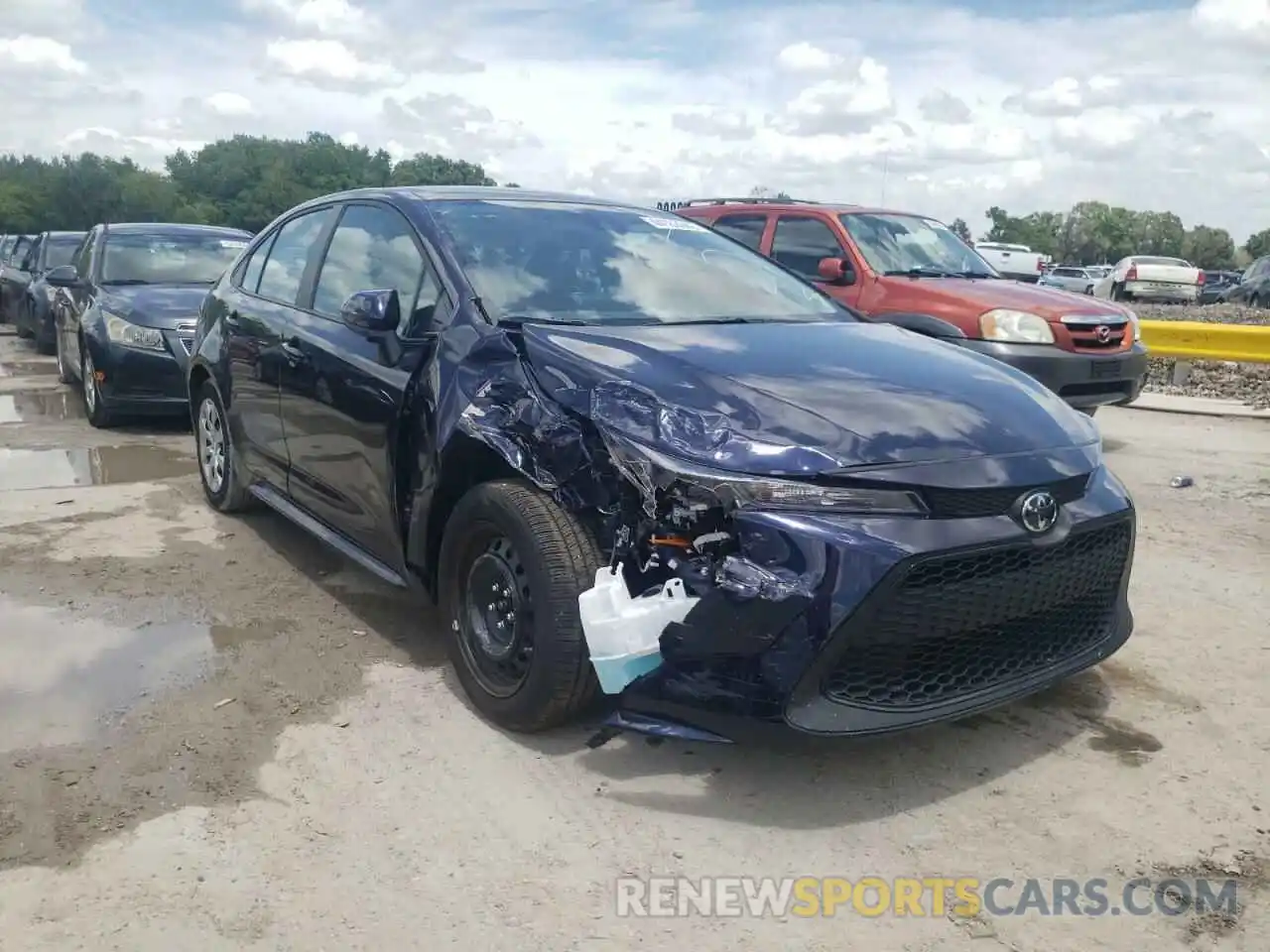 1 Photograph of a damaged car 5YFEPMAE6NP311433 TOYOTA COROLLA 2022