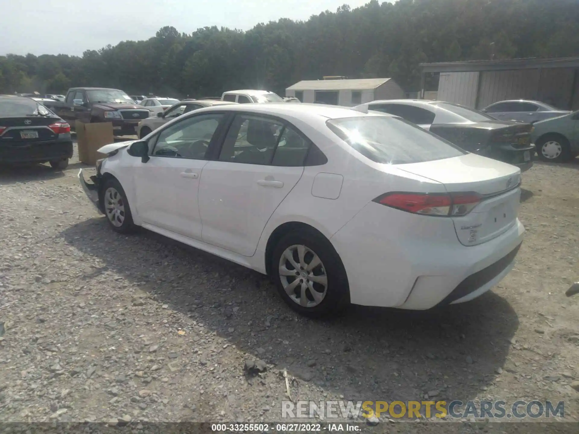 3 Photograph of a damaged car 5YFEPMAE6NP312470 TOYOTA COROLLA 2022