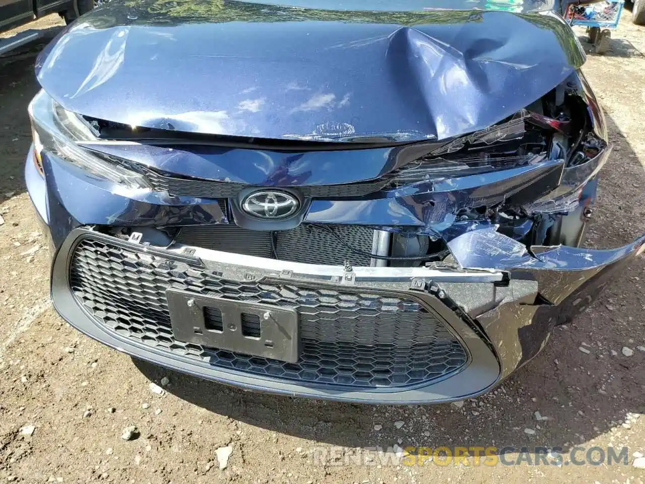 9 Photograph of a damaged car 5YFEPMAE6NP314364 TOYOTA COROLLA 2022