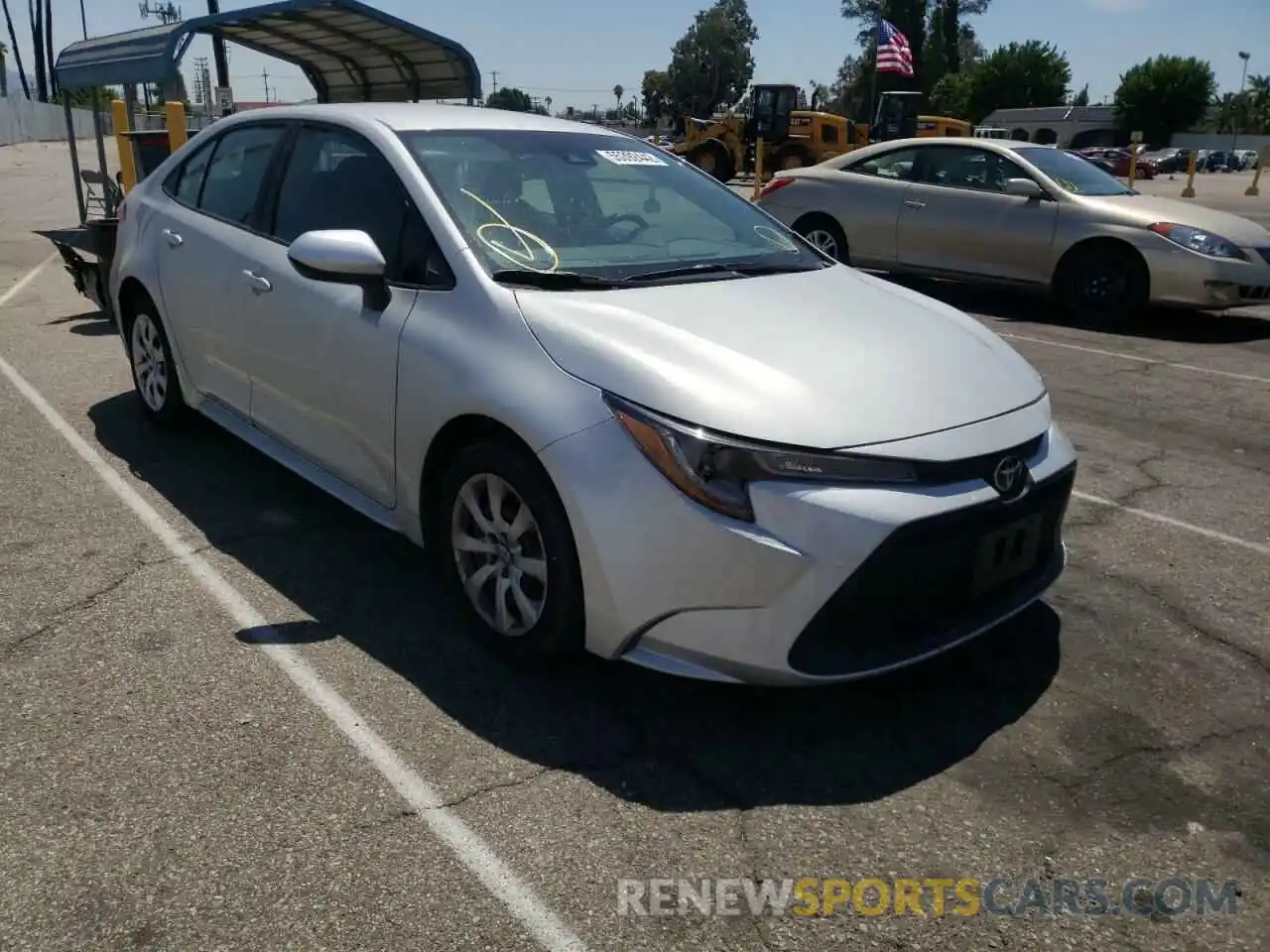 1 Photograph of a damaged car 5YFEPMAE6NP317572 TOYOTA COROLLA 2022