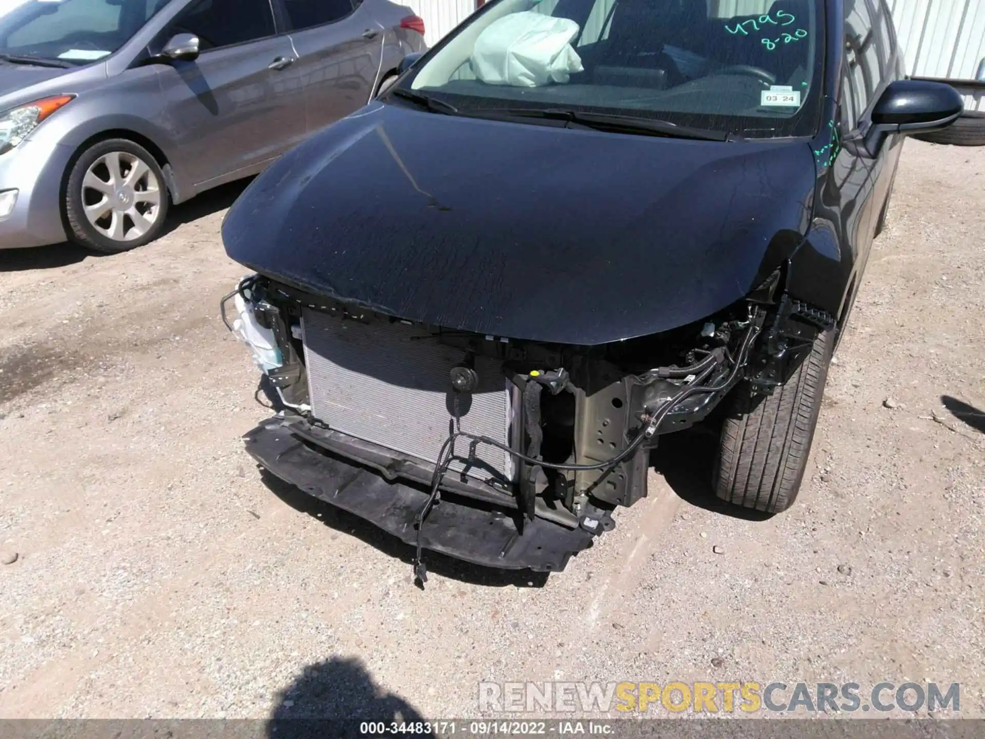 6 Photograph of a damaged car 5YFEPMAE6NP324795 TOYOTA COROLLA 2022