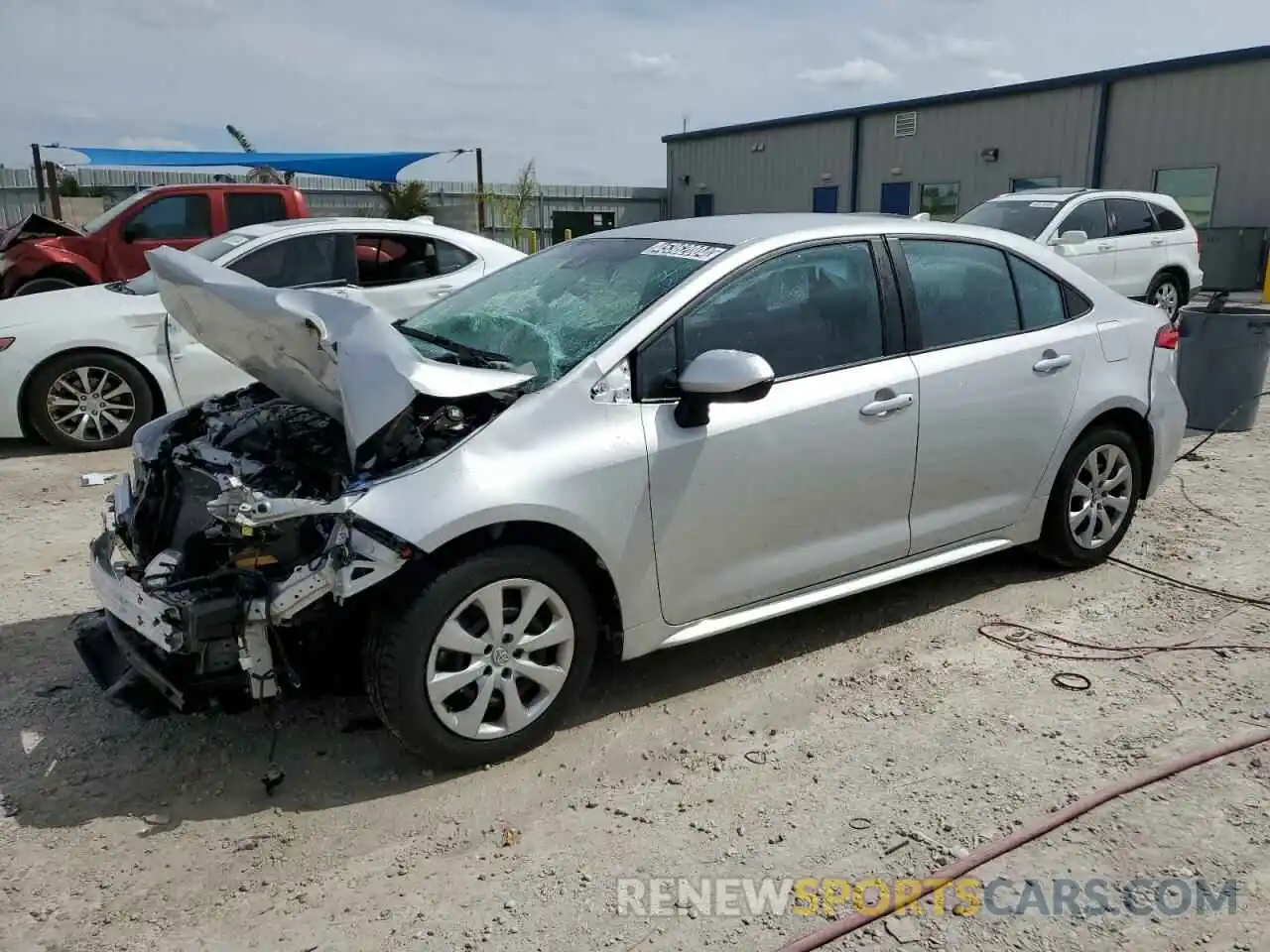 1 Photograph of a damaged car 5YFEPMAE6NP341466 TOYOTA COROLLA 2022