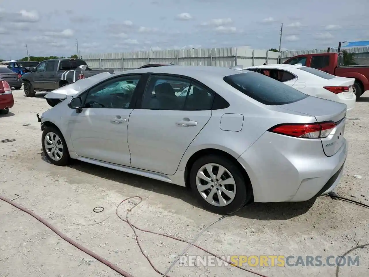 2 Photograph of a damaged car 5YFEPMAE6NP341466 TOYOTA COROLLA 2022