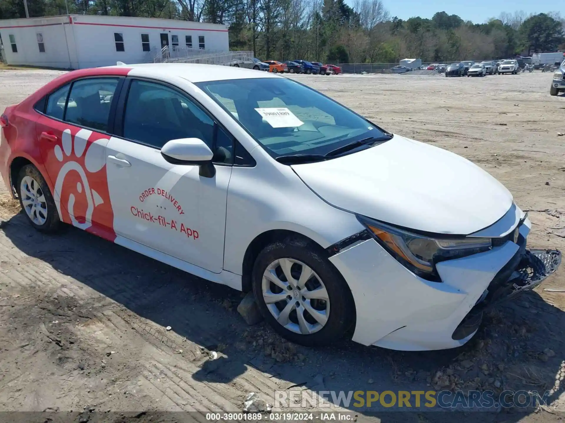 1 Photograph of a damaged car 5YFEPMAE6NP362348 TOYOTA COROLLA 2022