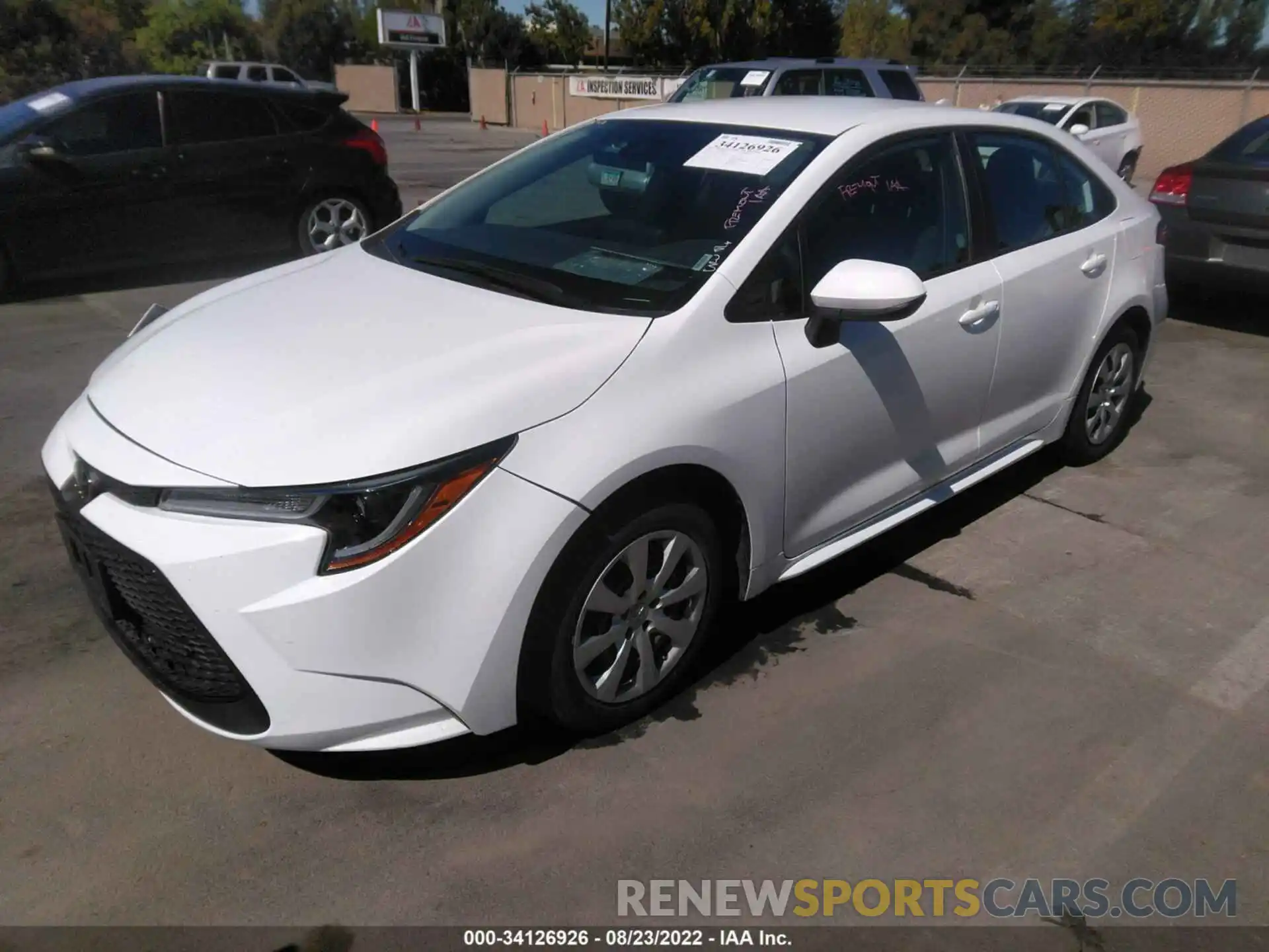 2 Photograph of a damaged car 5YFEPMAE7NP272691 TOYOTA COROLLA 2022