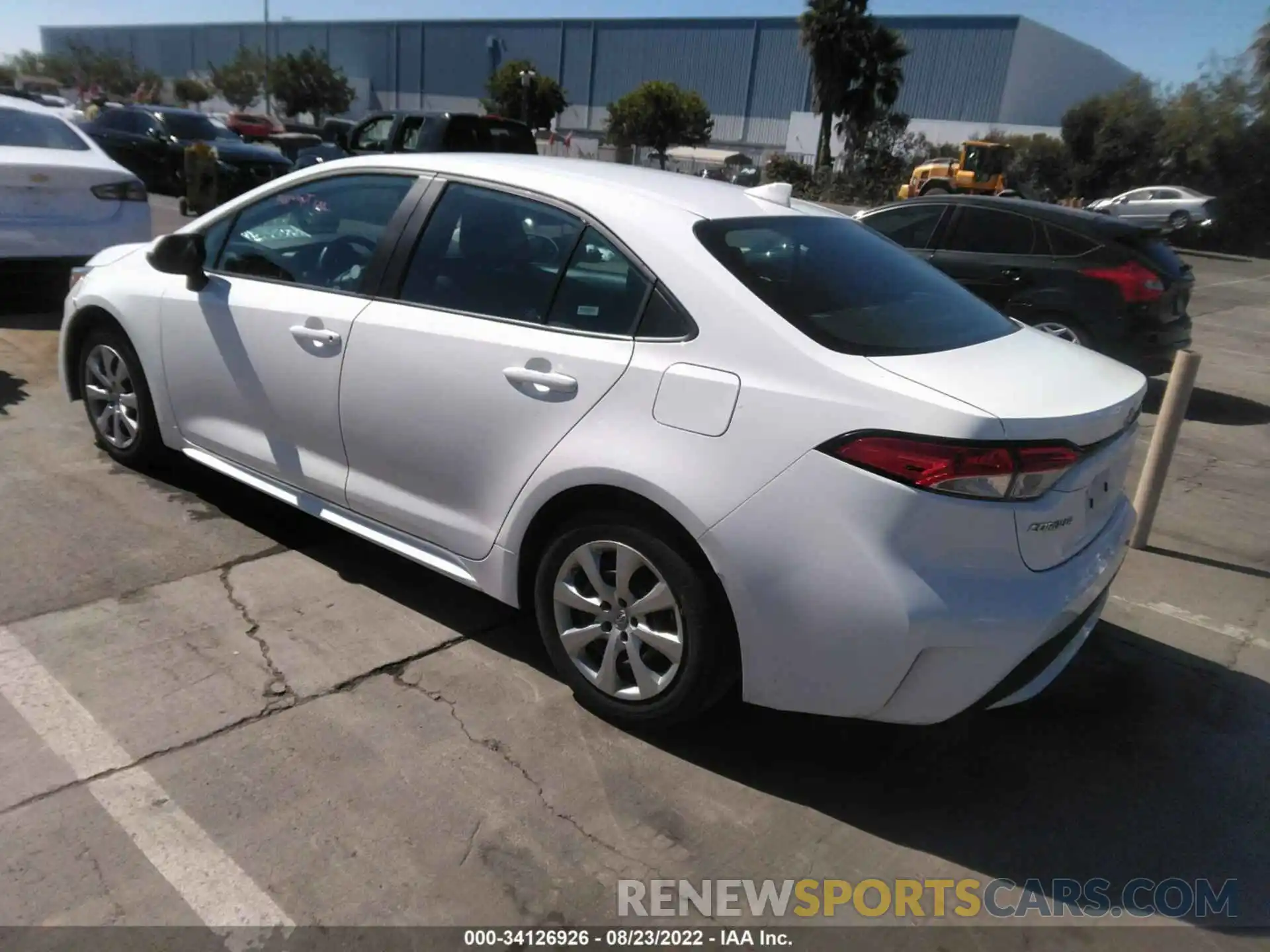 3 Photograph of a damaged car 5YFEPMAE7NP272691 TOYOTA COROLLA 2022