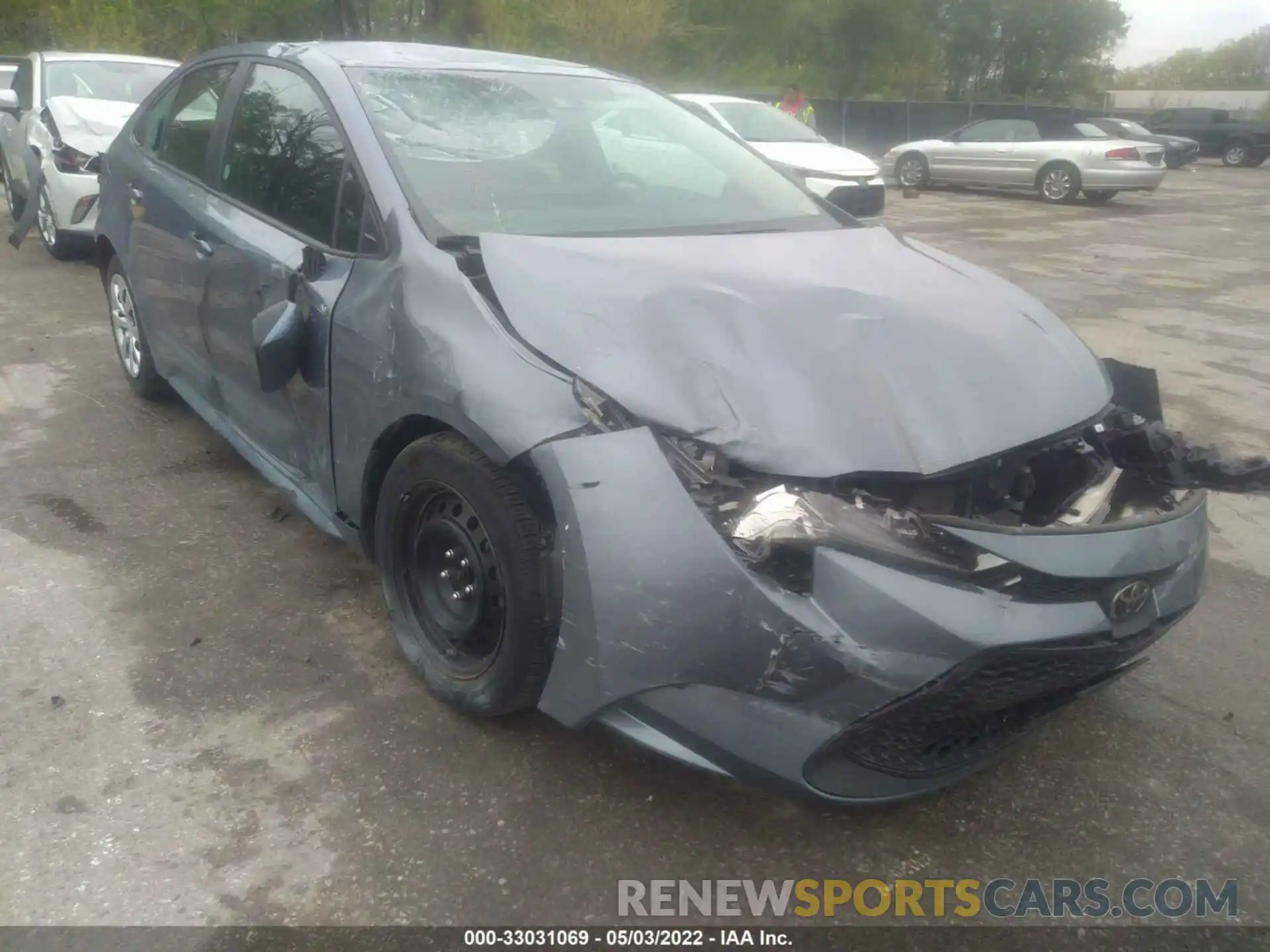 1 Photograph of a damaged car 5YFEPMAE7NP273078 TOYOTA COROLLA 2022