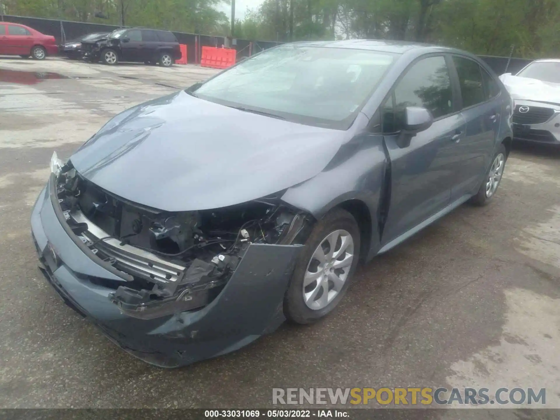 2 Photograph of a damaged car 5YFEPMAE7NP273078 TOYOTA COROLLA 2022