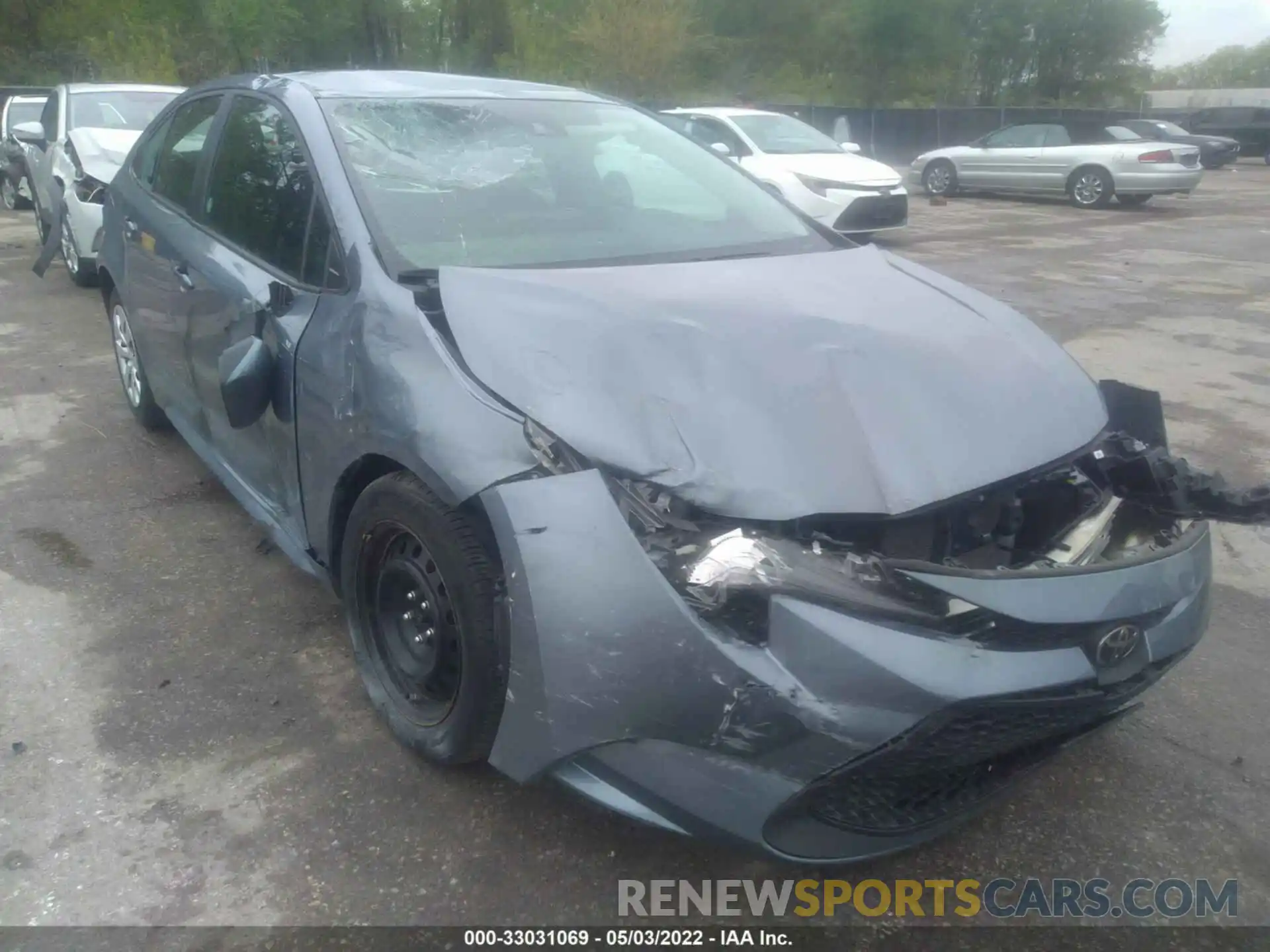 6 Photograph of a damaged car 5YFEPMAE7NP273078 TOYOTA COROLLA 2022