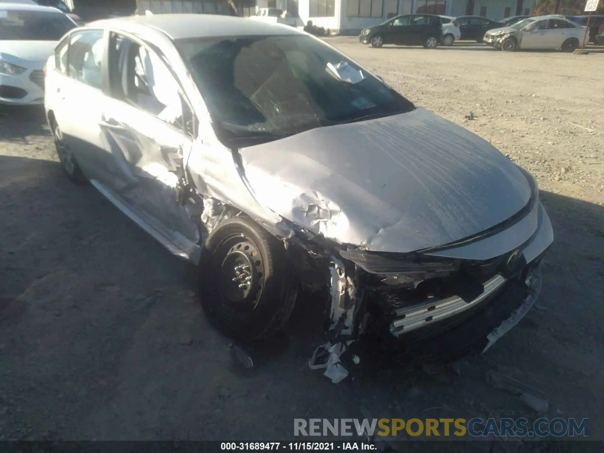 6 Photograph of a damaged car 5YFEPMAE7NP273940 TOYOTA COROLLA 2022