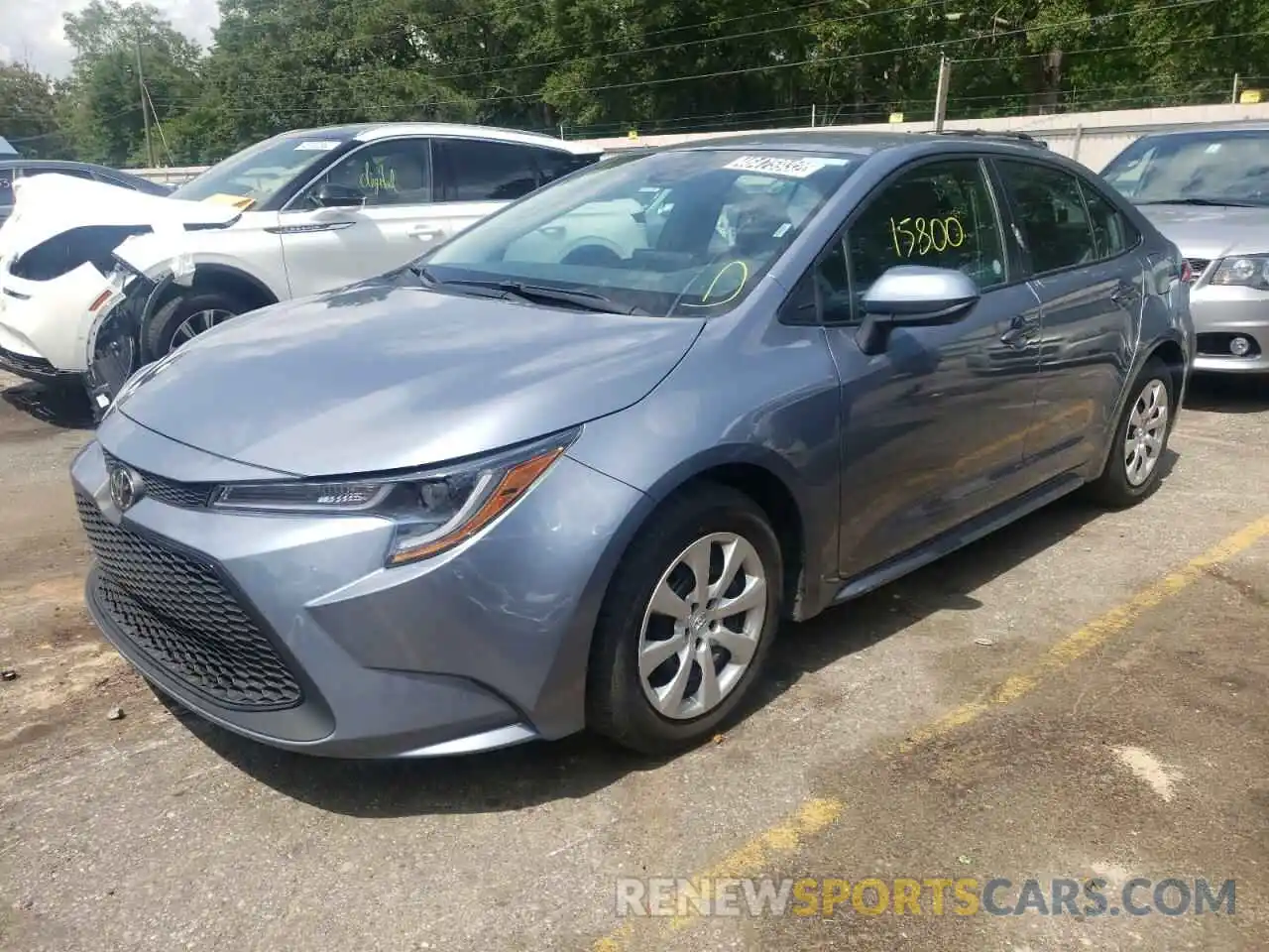 2 Photograph of a damaged car 5YFEPMAE7NP274795 TOYOTA COROLLA 2022