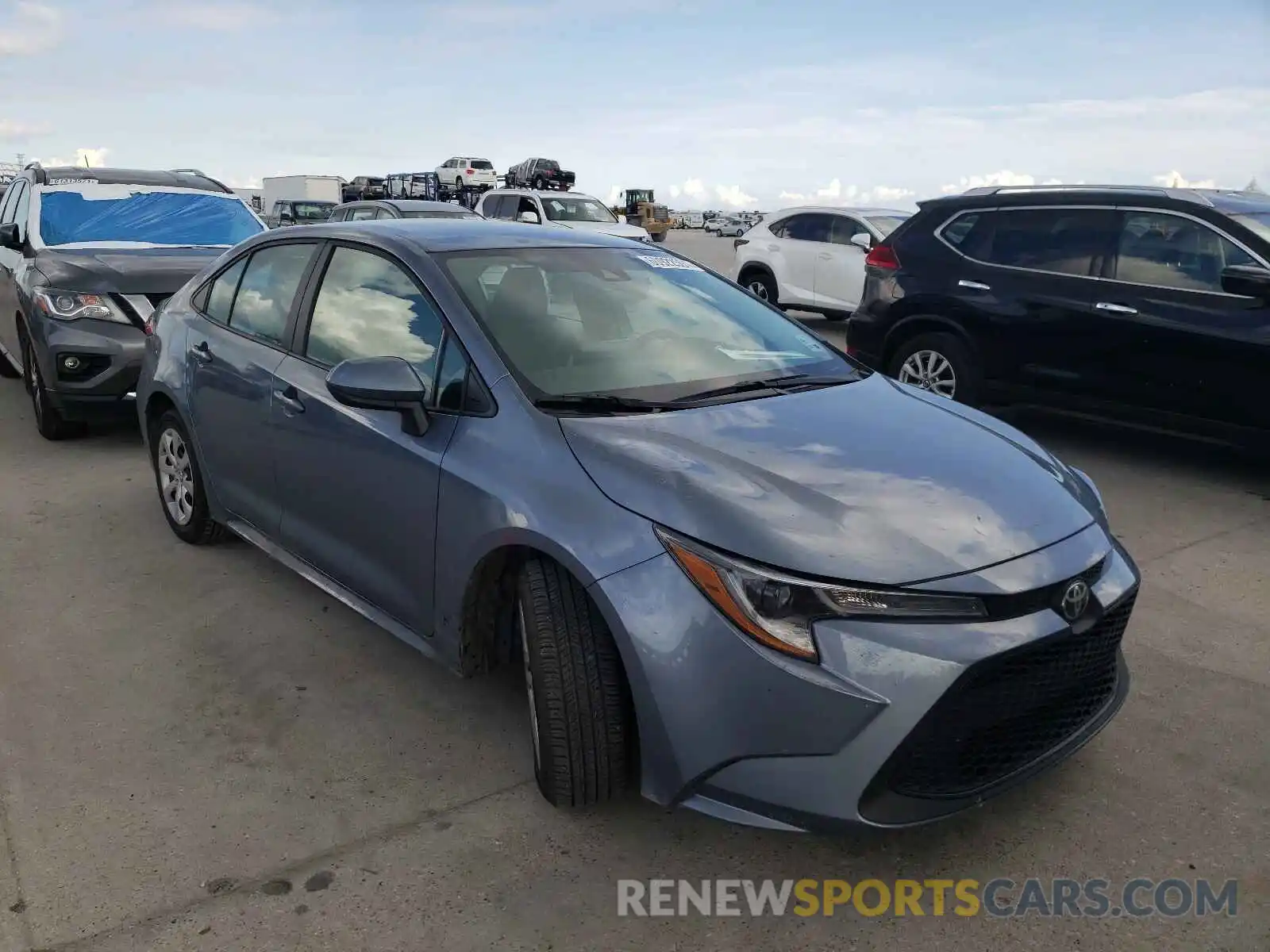 1 Photograph of a damaged car 5YFEPMAE7NP278944 TOYOTA COROLLA 2022