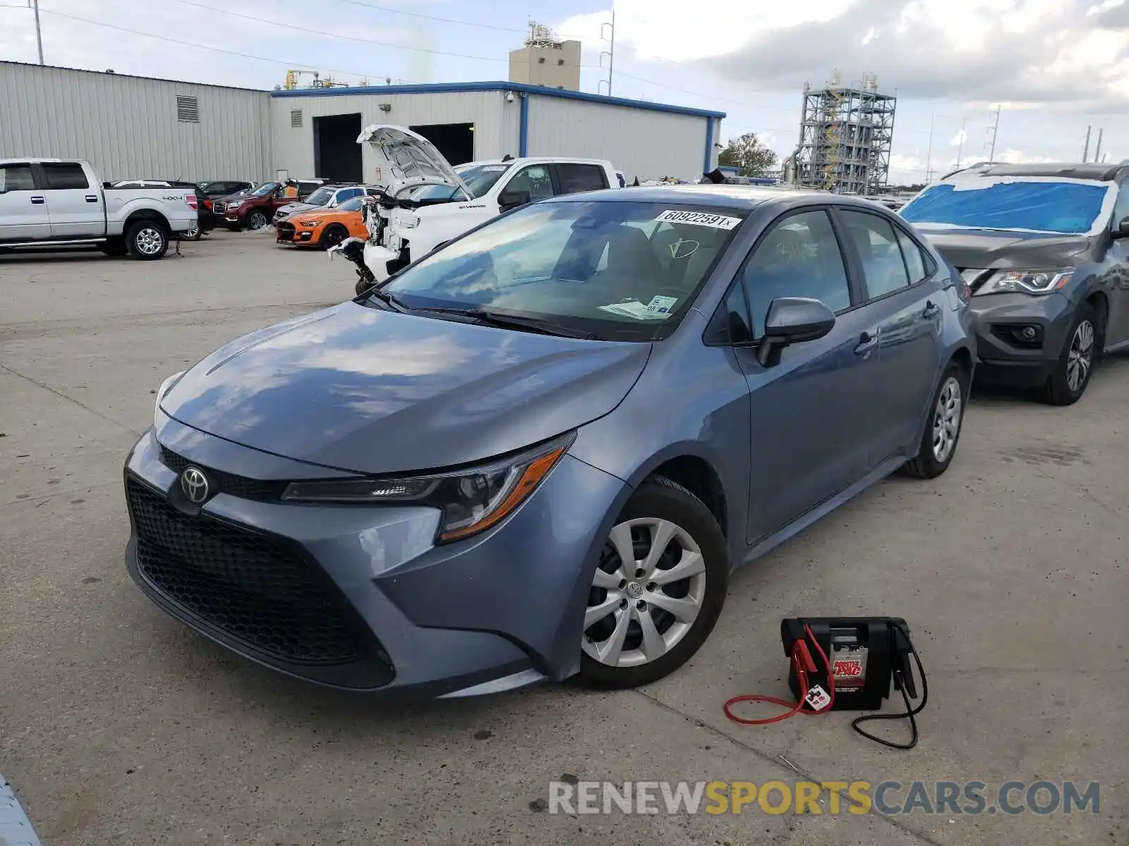 2 Photograph of a damaged car 5YFEPMAE7NP278944 TOYOTA COROLLA 2022