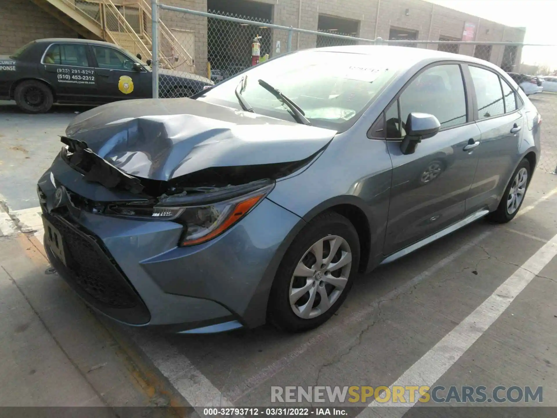 2 Photograph of a damaged car 5YFEPMAE7NP279172 TOYOTA COROLLA 2022