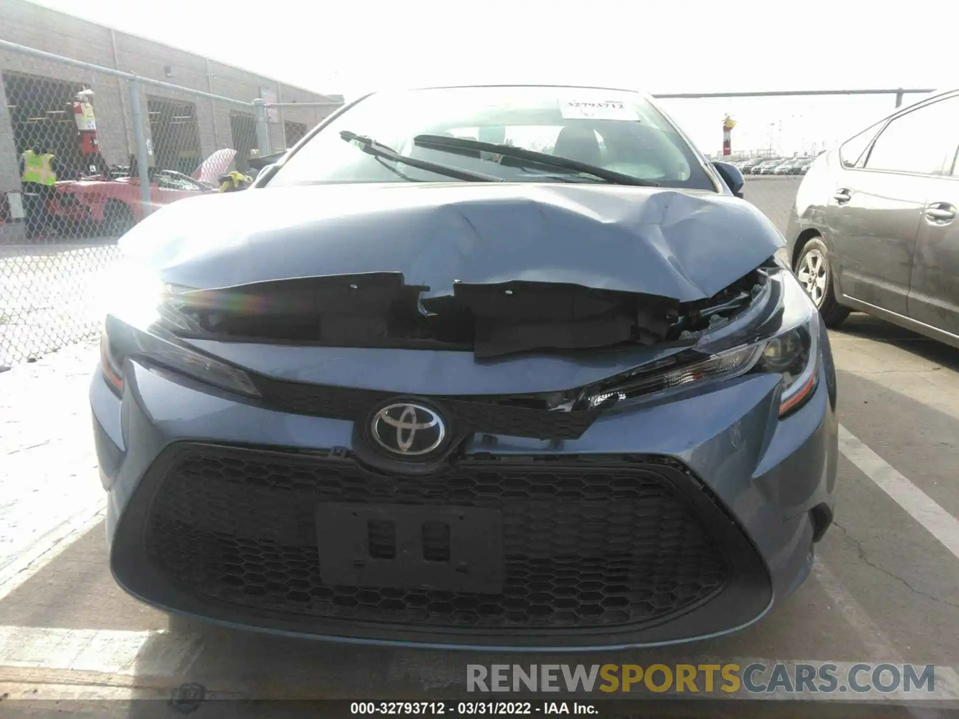 6 Photograph of a damaged car 5YFEPMAE7NP279172 TOYOTA COROLLA 2022