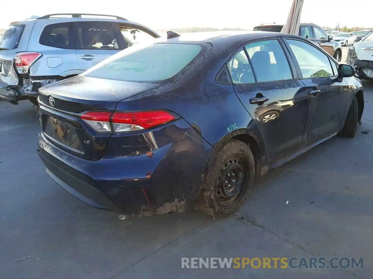 4 Photograph of a damaged car 5YFEPMAE7NP279849 TOYOTA COROLLA 2022