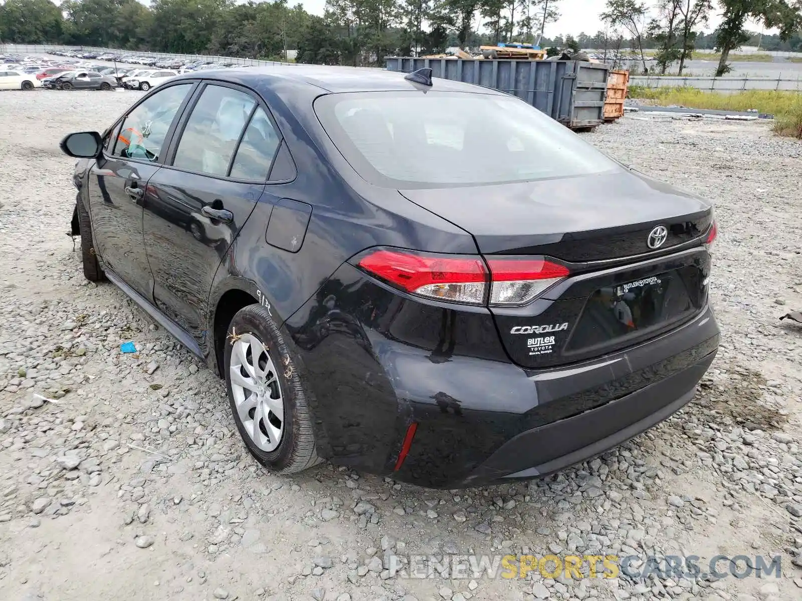 3 Photograph of a damaged car 5YFEPMAE7NP280936 TOYOTA COROLLA 2022