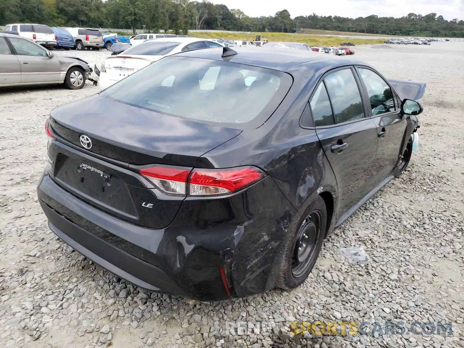 4 Photograph of a damaged car 5YFEPMAE7NP280936 TOYOTA COROLLA 2022