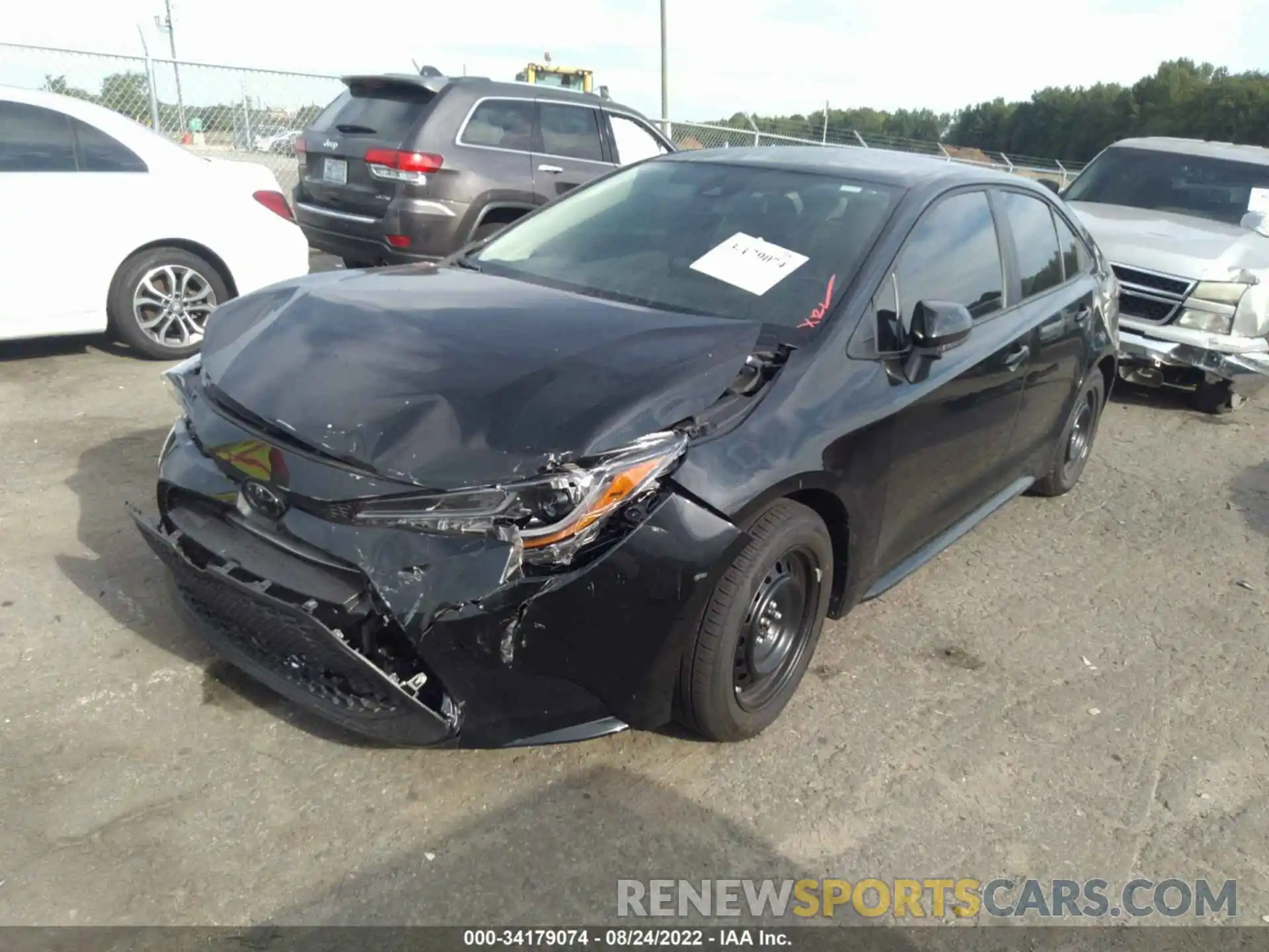 2 Photograph of a damaged car 5YFEPMAE7NP283352 TOYOTA COROLLA 2022