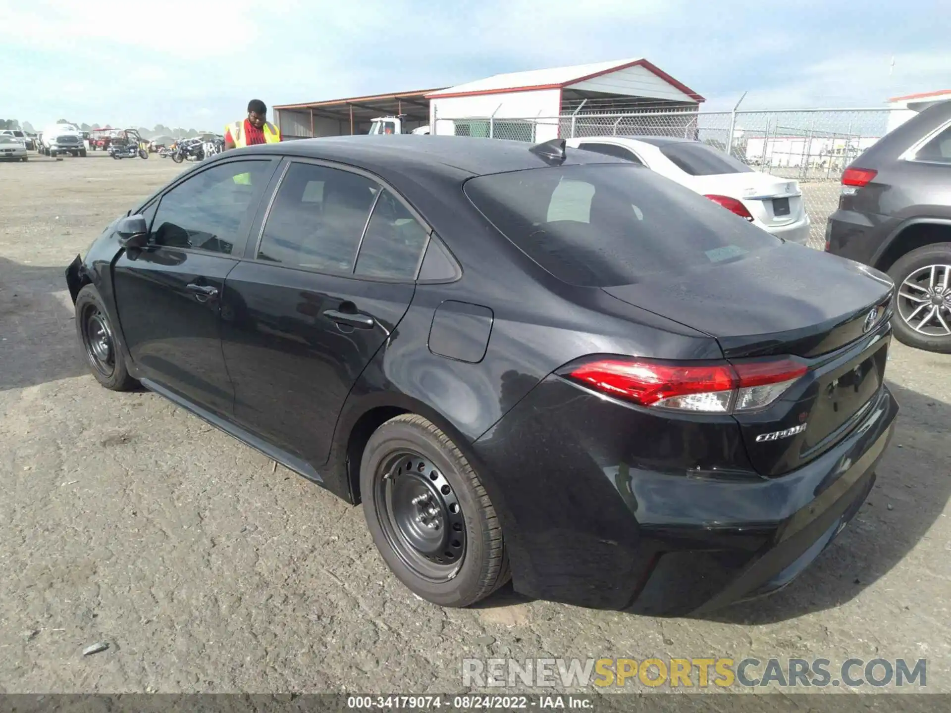 3 Photograph of a damaged car 5YFEPMAE7NP283352 TOYOTA COROLLA 2022